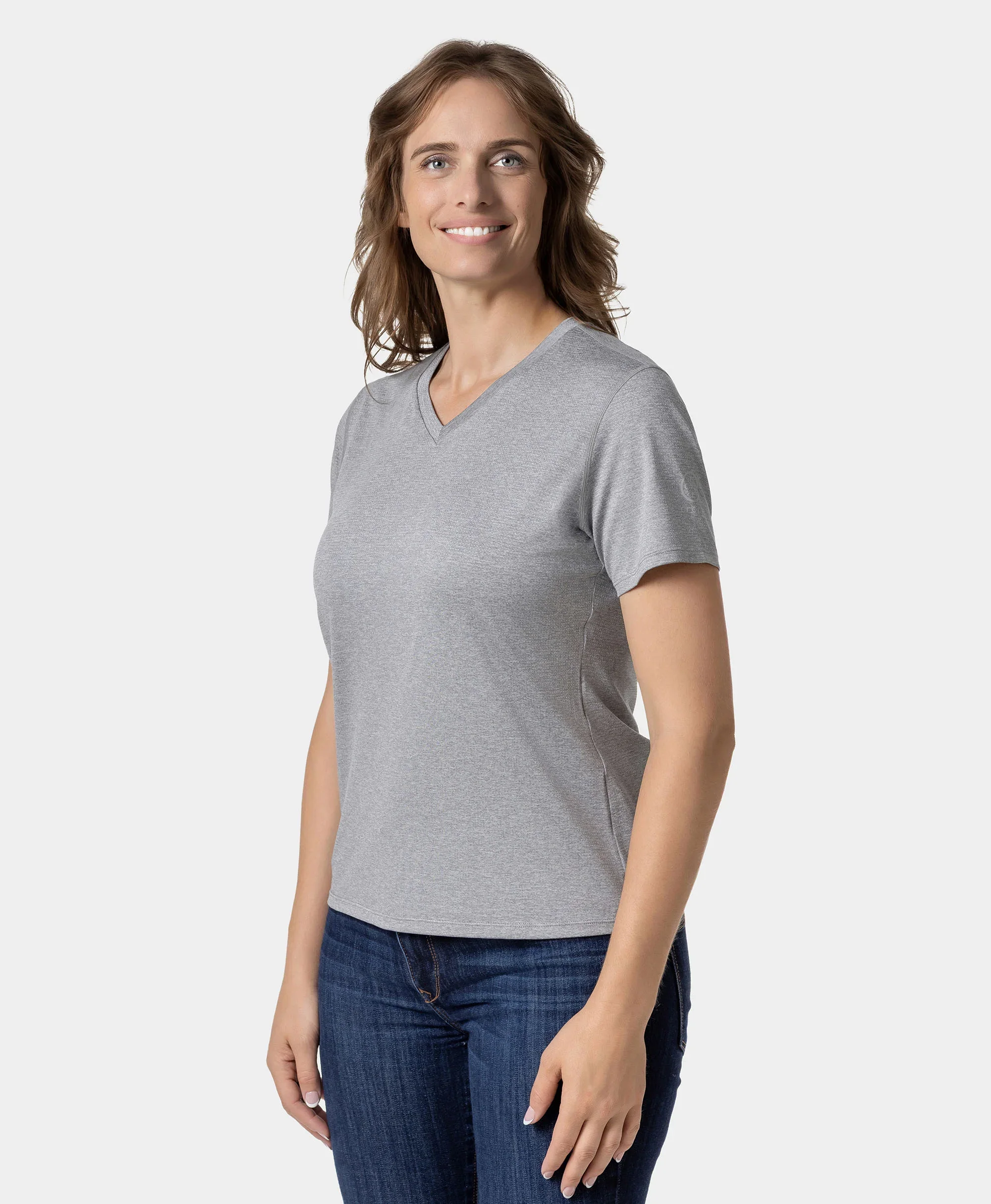 Women's TechTrail V-Neck Performance T-Shirt (Final Sale) - XNAUWBI