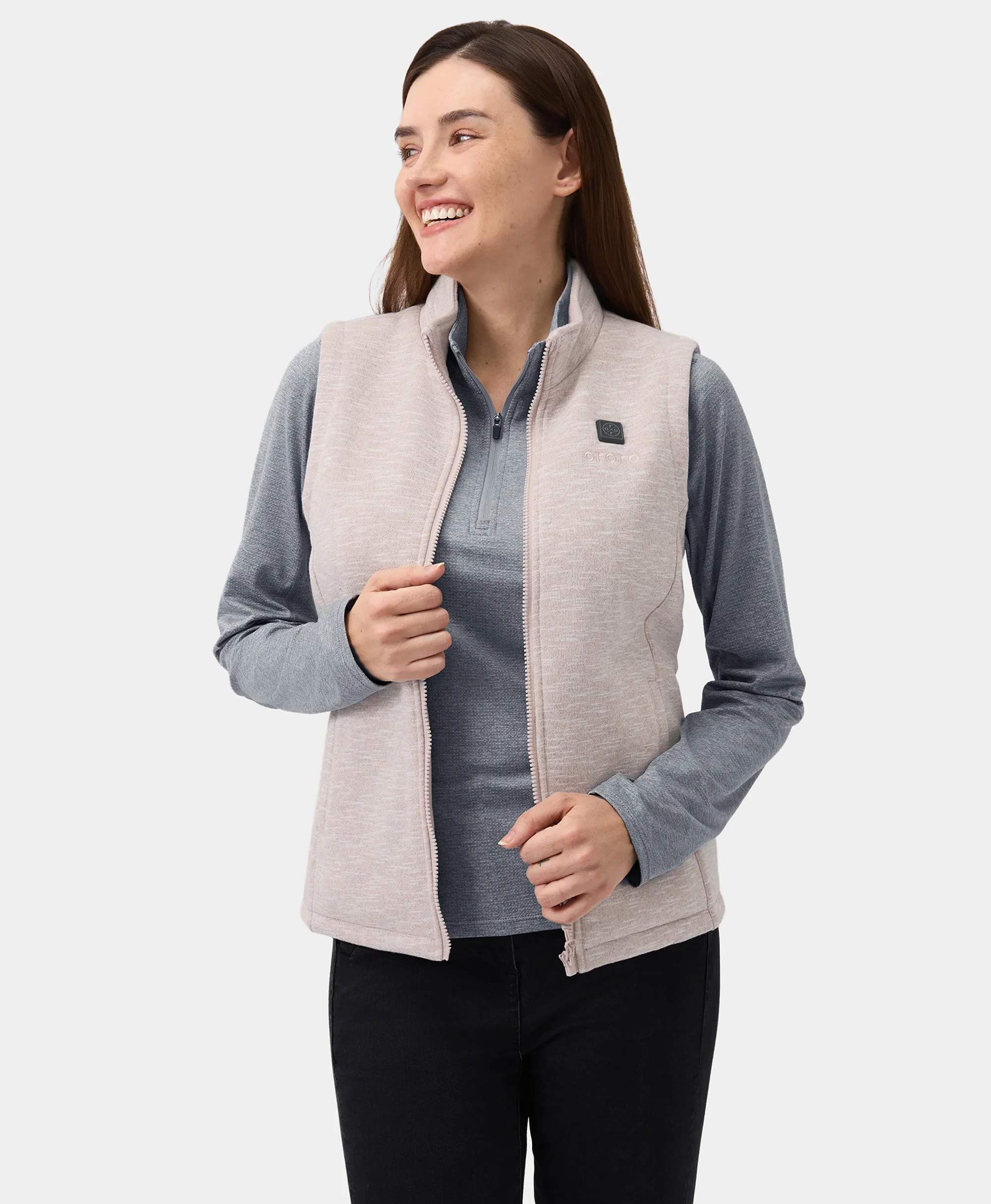 Women's Heated Fleece Vest (2025) - XNAUWBI