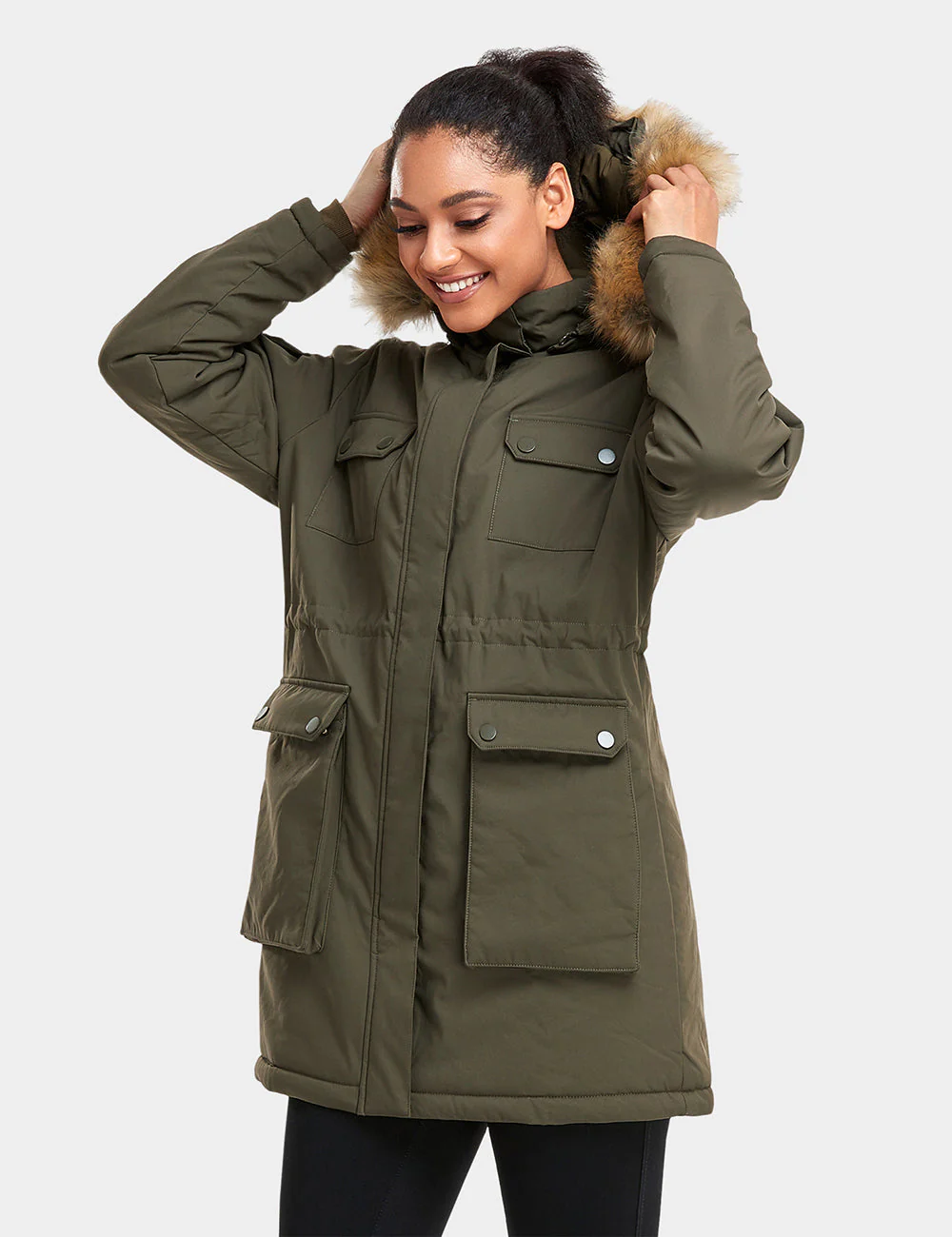 Women's Heated Thermolite® Parka (4 Heating Zones) - XNAUWBI