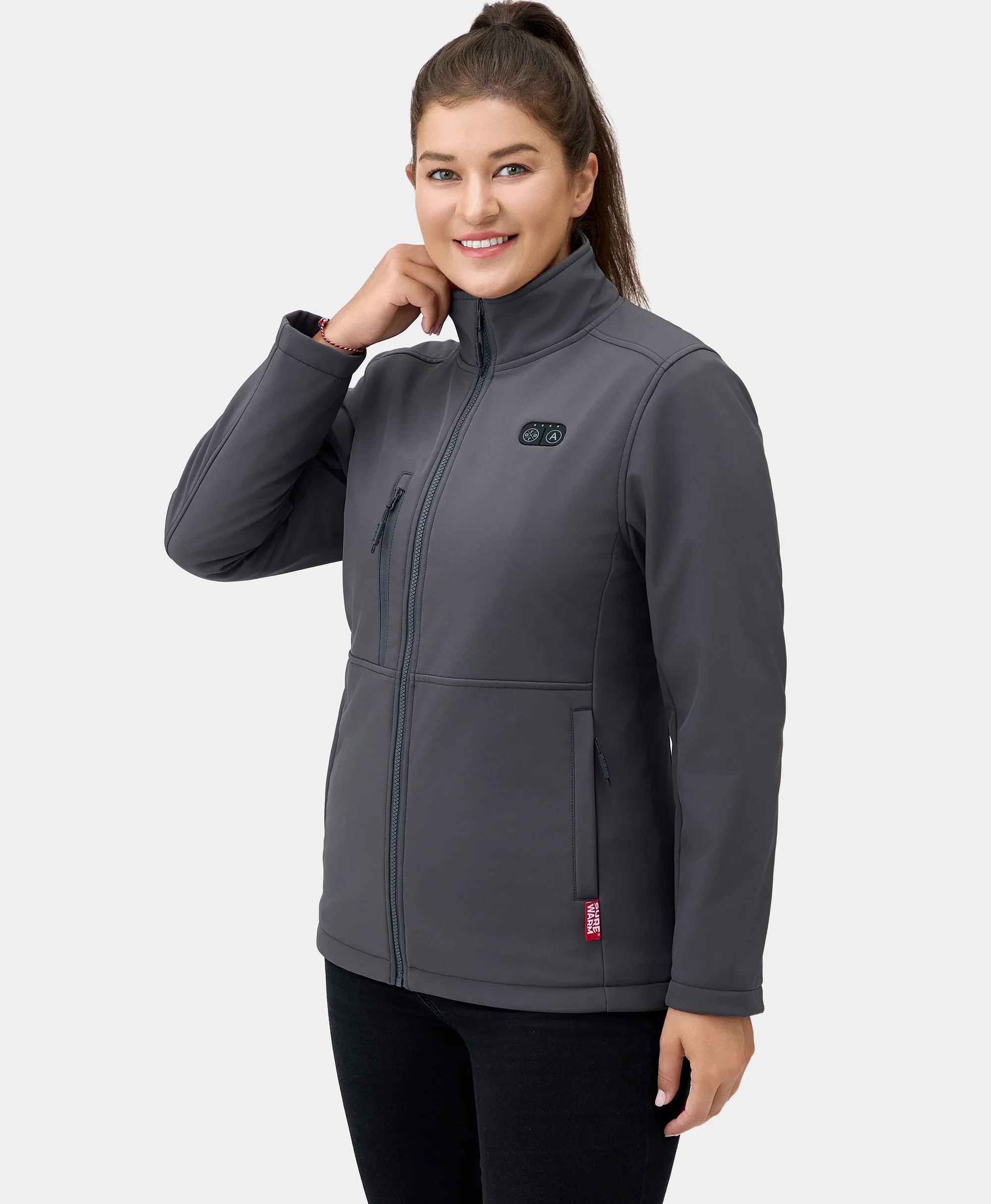 Maverick SureWarm® Women's 6-Zone Dual-Control Heated Softshell Jacket - XNAUWBI