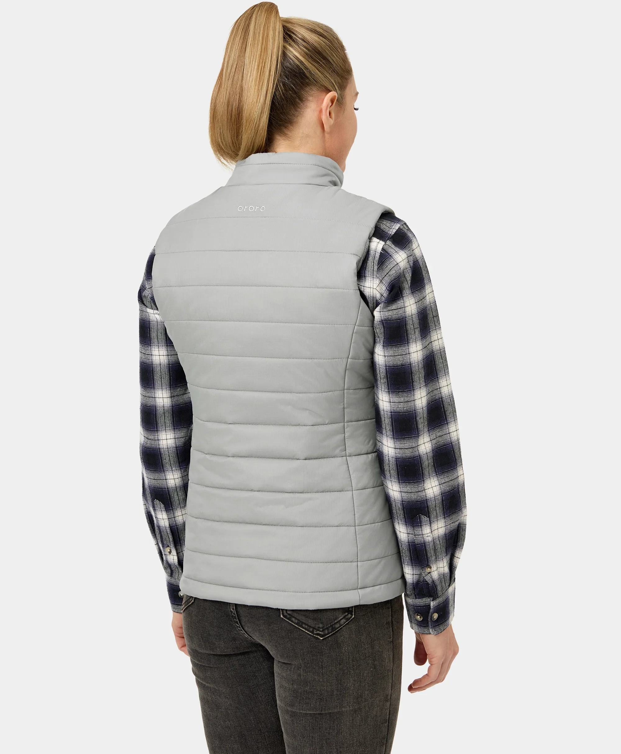 Women's Classic Heated Vest - Gray - XNAUWBI