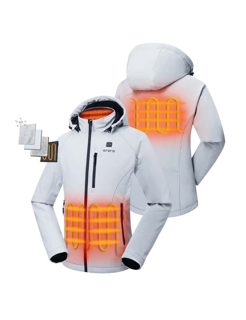 Women's Classic Heated Jacket 2.0 (4 Heating Zones) - XNAUWBI