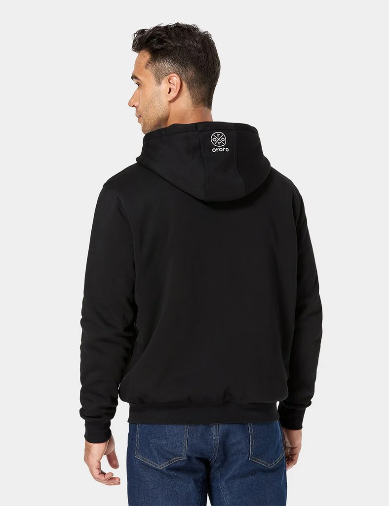 Unisex Heated Fleece Hoodie - XNAUWBI