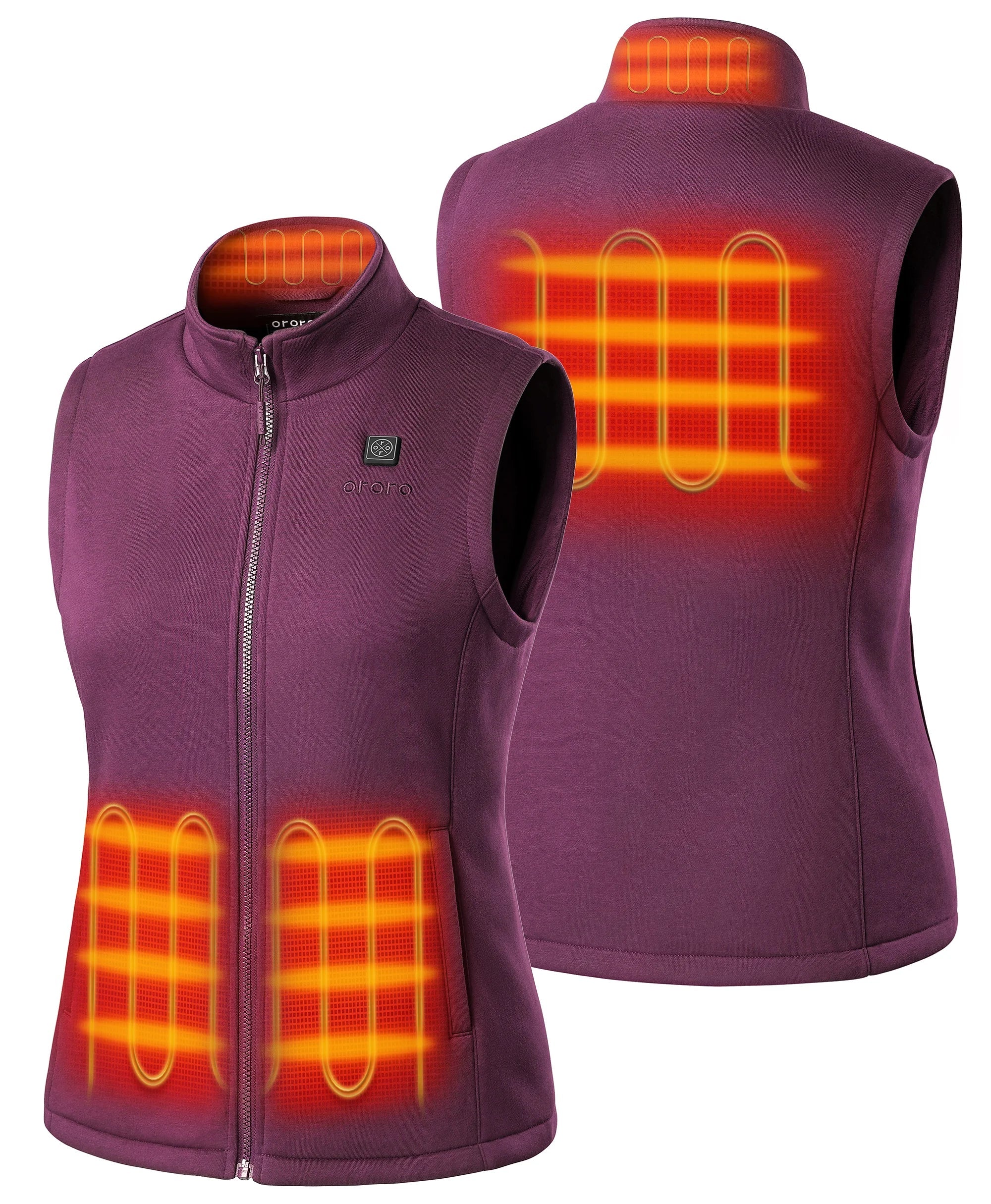 Women's Heated Fleece Vest (2025) - XNAUWBI
