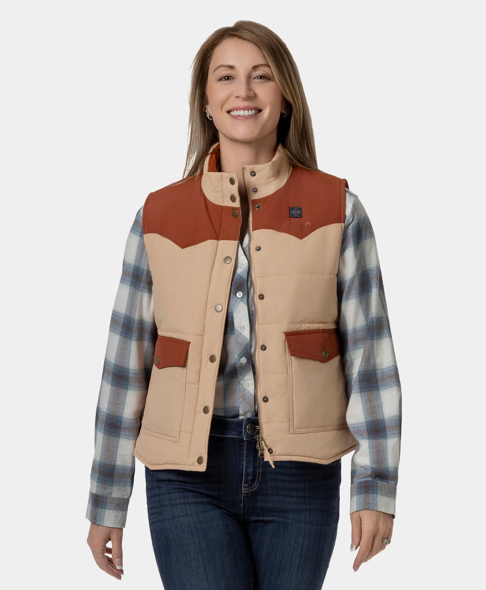 Amelia Women's Western Heated Vest - XNAUWBI