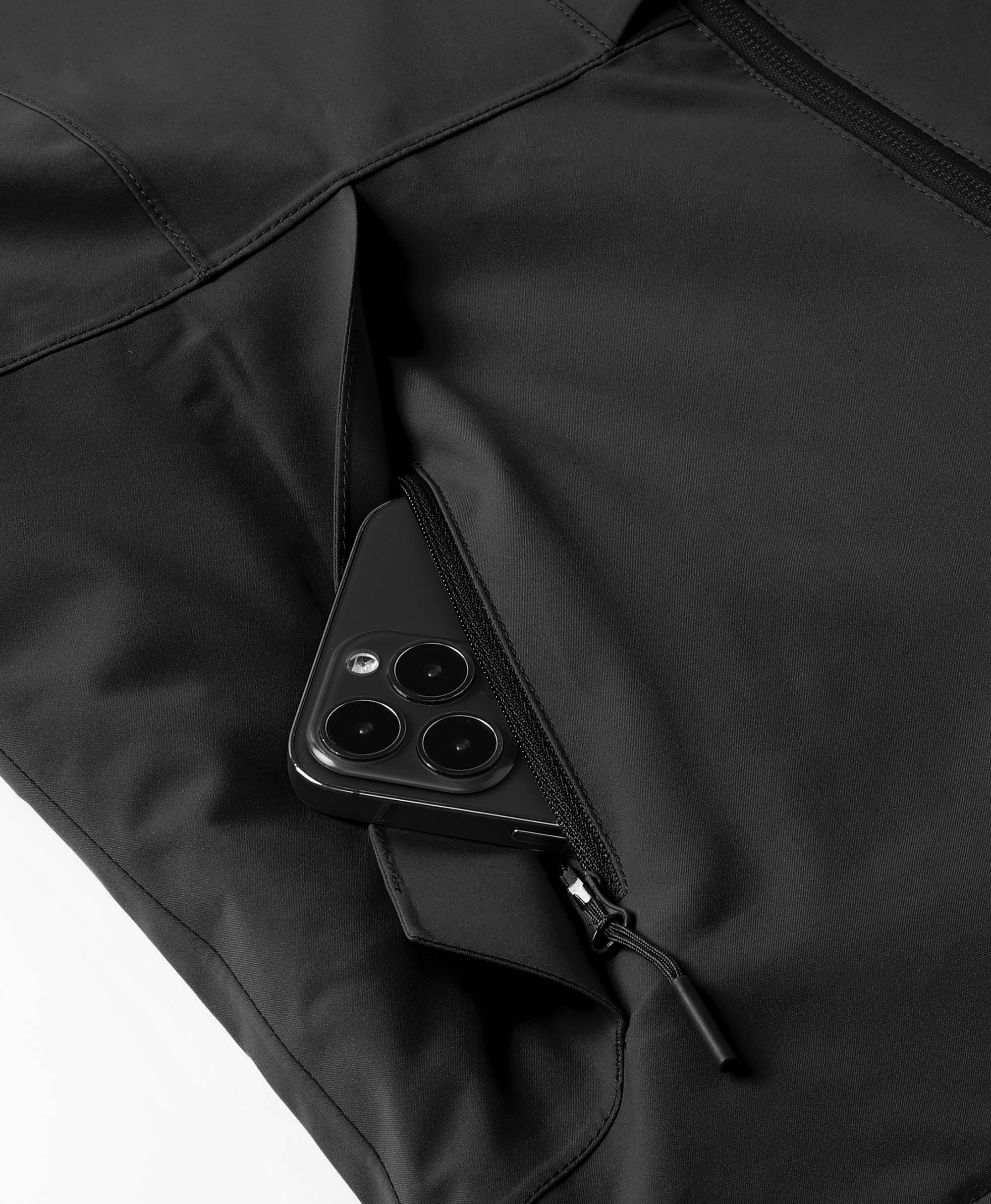 Women's Waterproof Heated Ski Jacket - Black/Blue - XNAUWBI