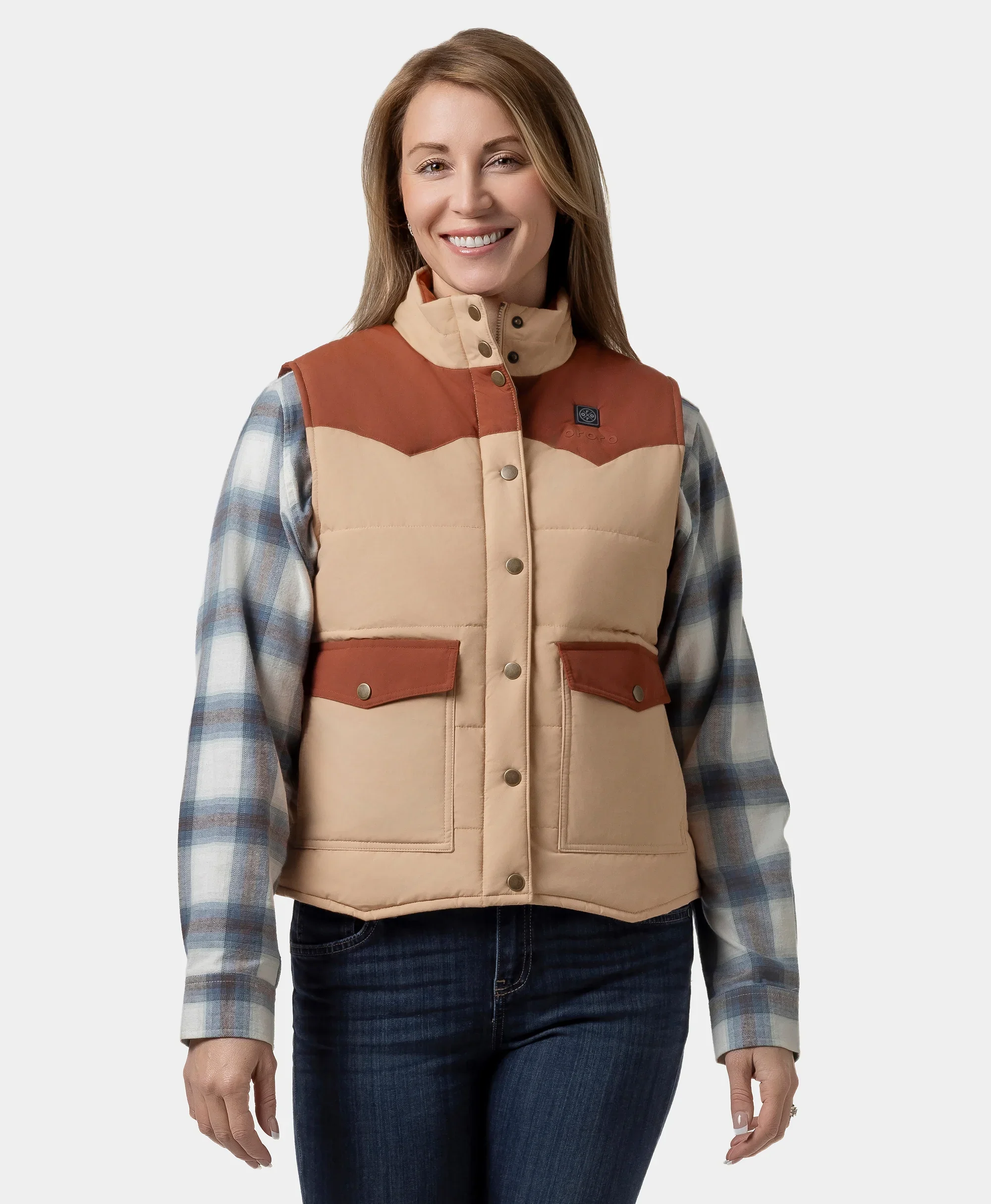 Amelia Women's Western Heated Vest - XNAUWBI