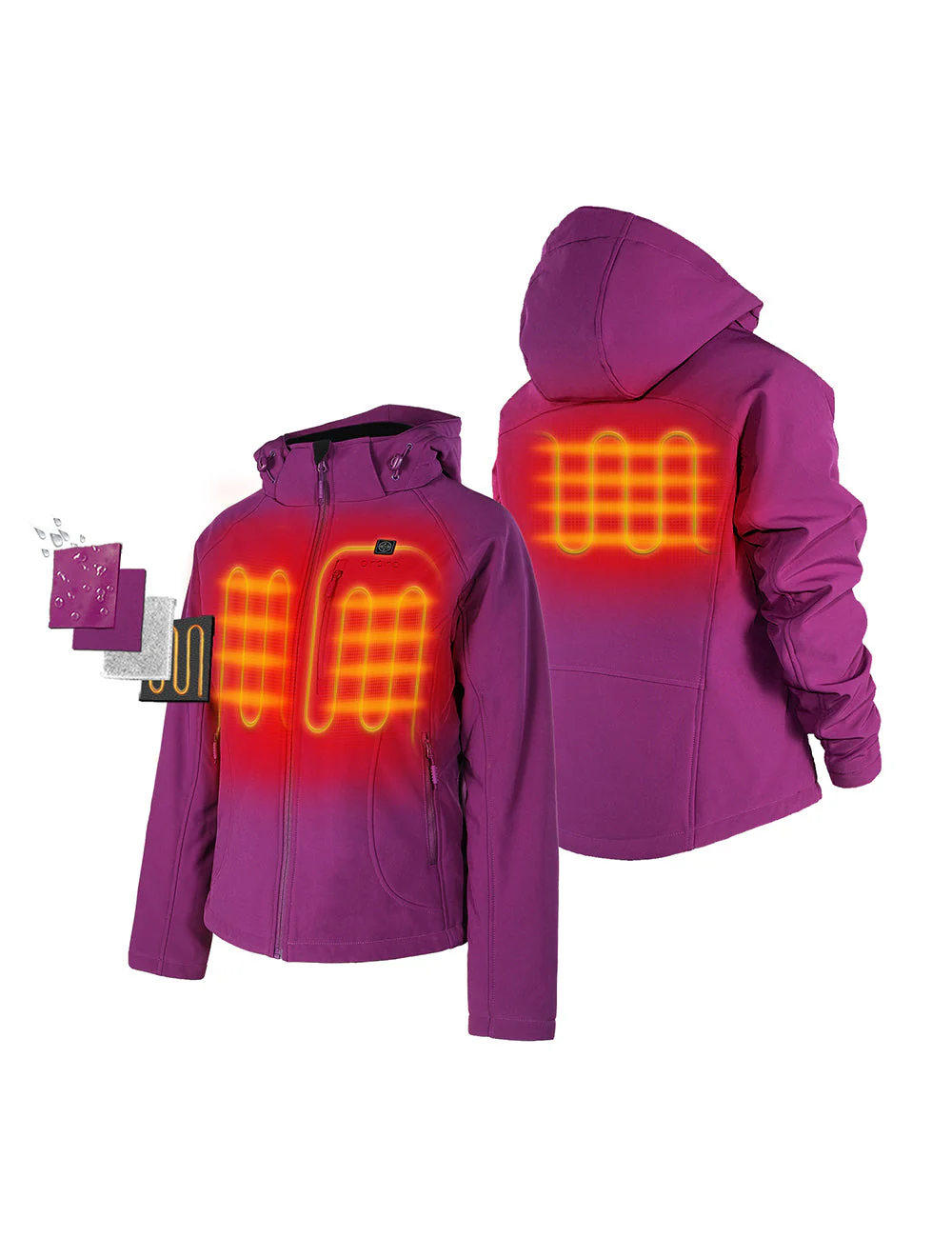Women's Classic Heated Jacket - XNAUWBI