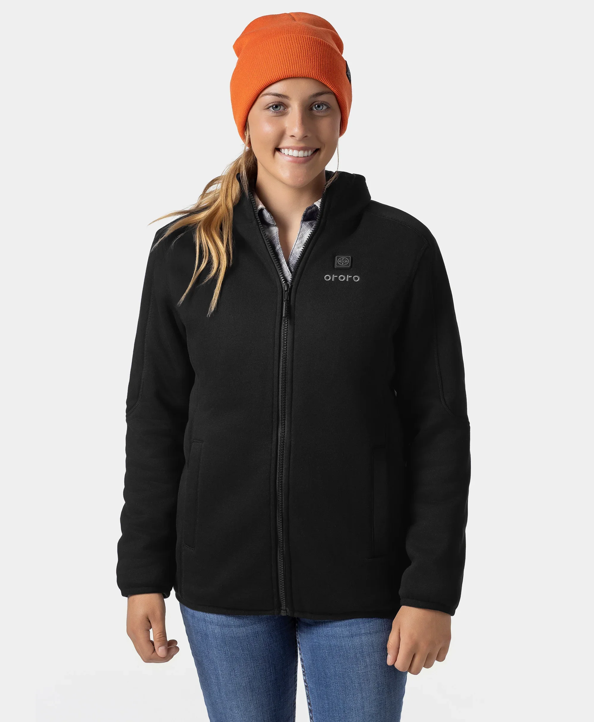 Women's Heated Full-Zip Fleece Jacket (2025) - XNAUWBI