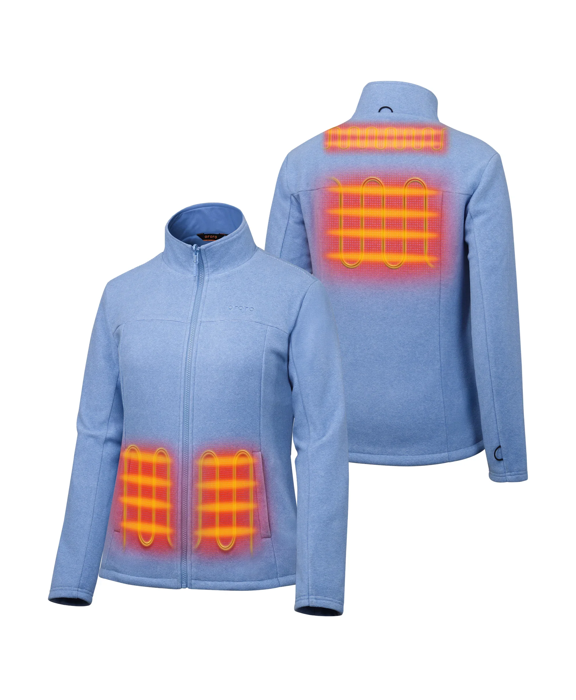 River Ridge Women's Heated Fleece Liner Jacket - XNAUWBI