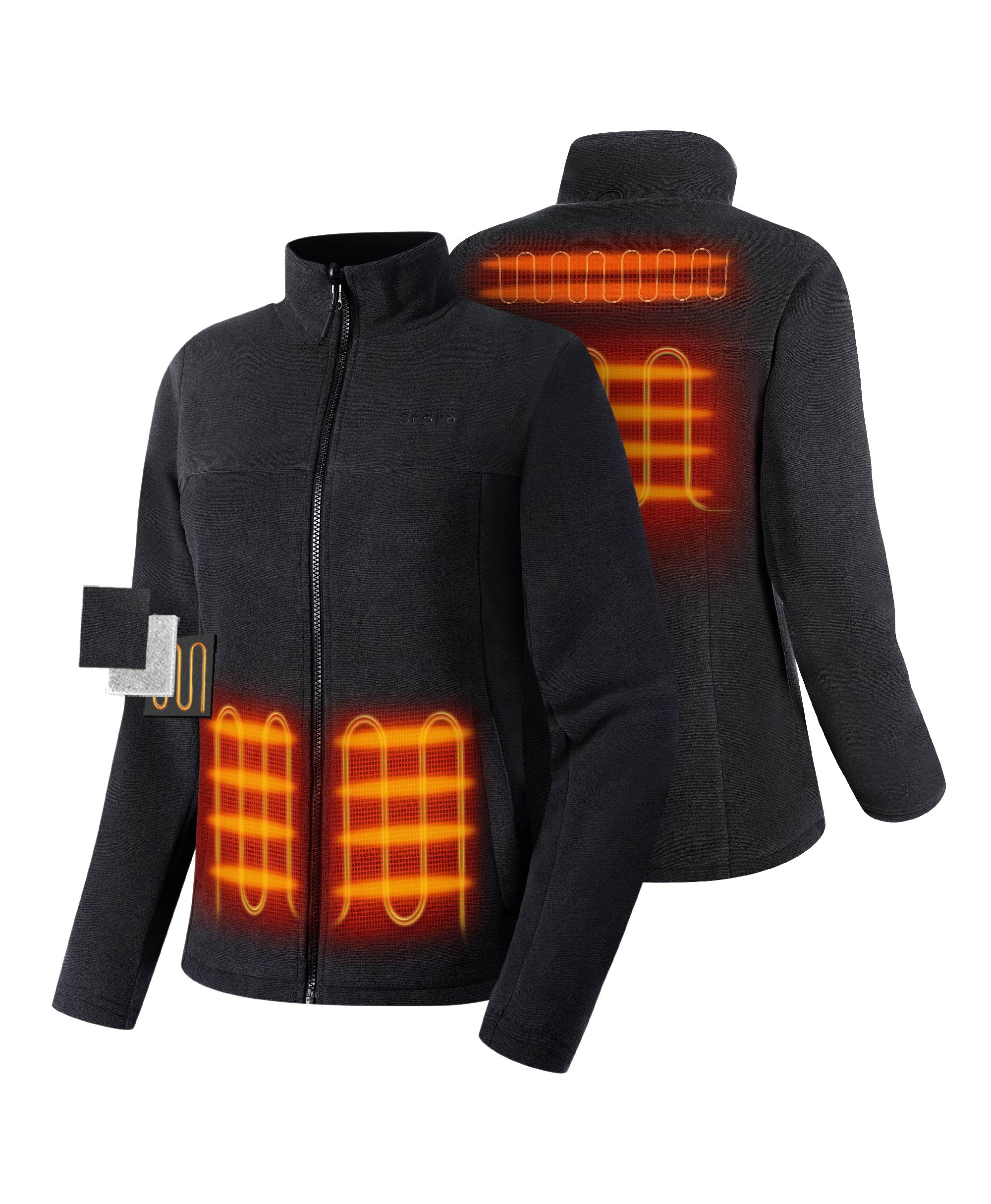 River Ridge Women's 3-in-1 Heated Jacket with Fleece Liner - XNAUWBI