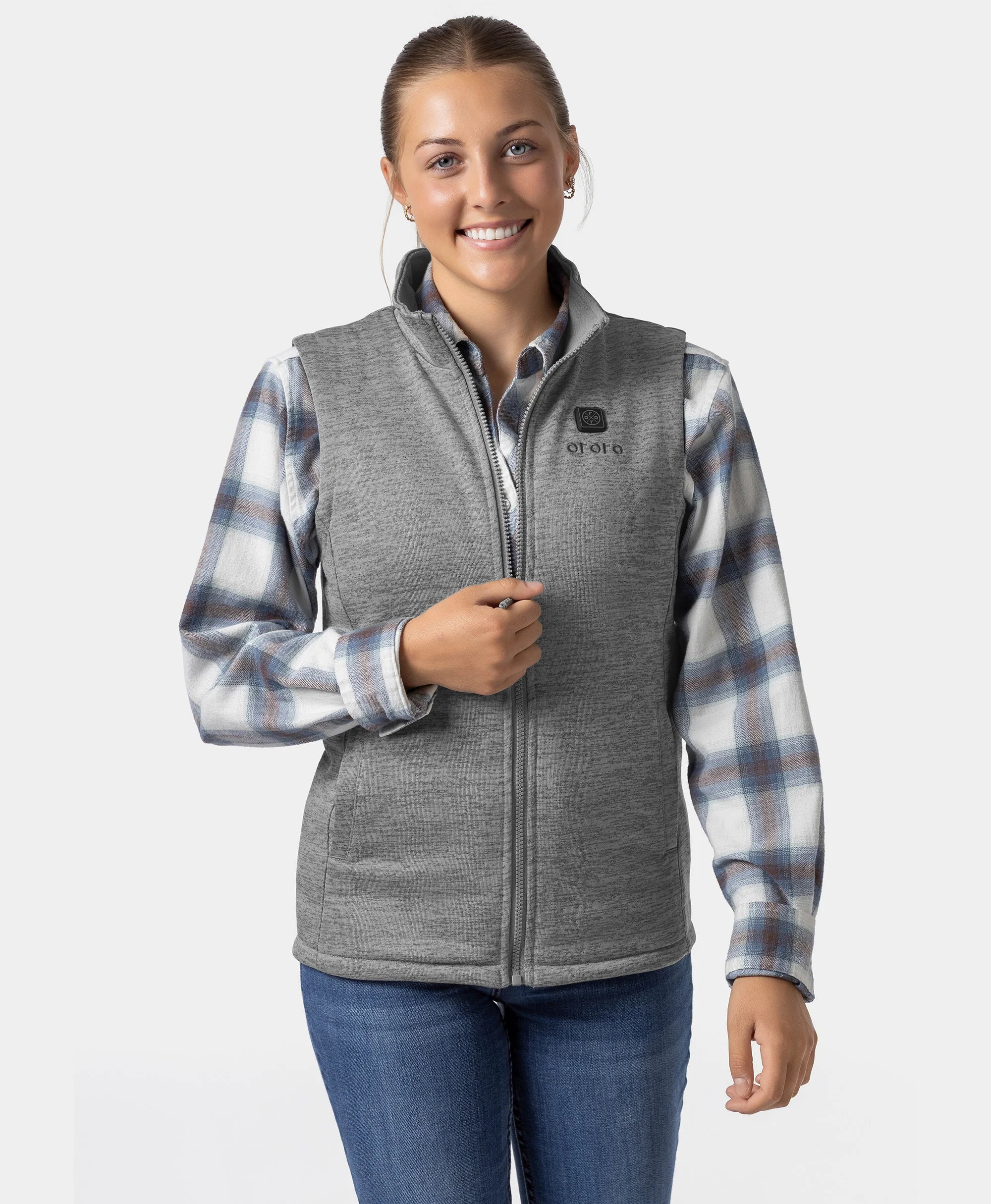 Women's Heated Fleece Vest (2025) - XNAUWBI