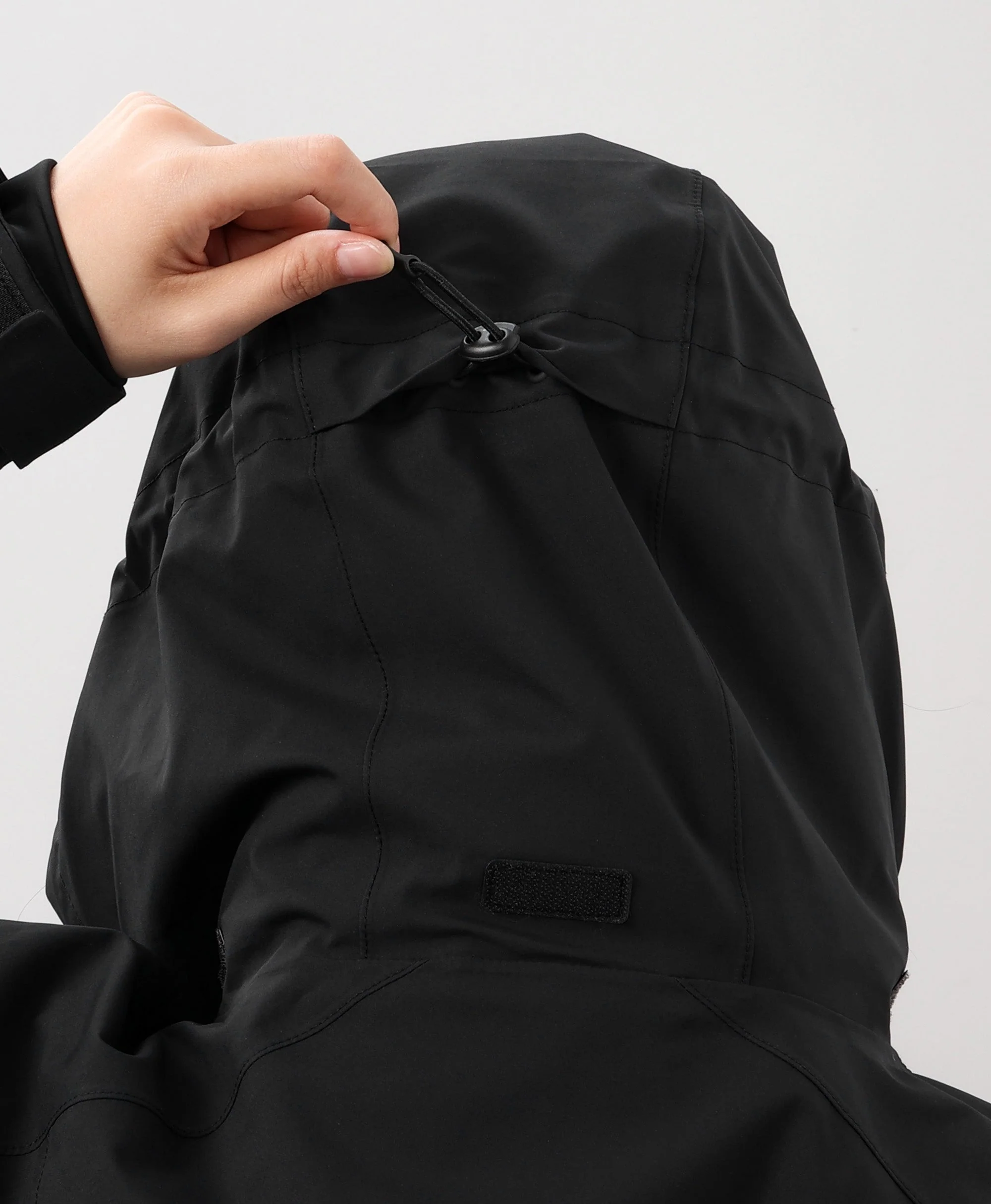 Women's Waterproof Heated Ski Jacket - Black/Blue - XNAUWBI