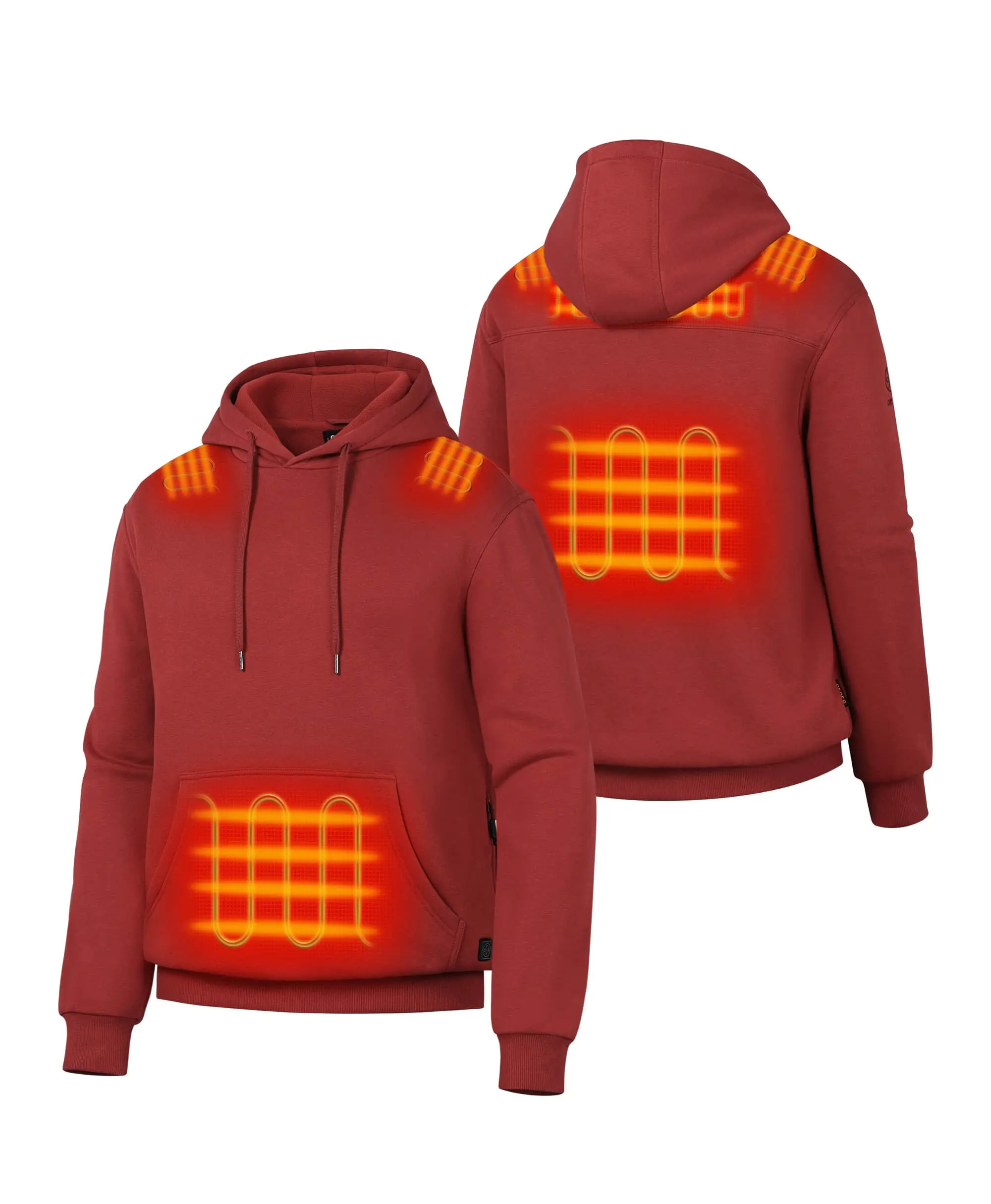 Preston Unisex 5-Zone Pullover Heated Hoodie - XNAUWBI