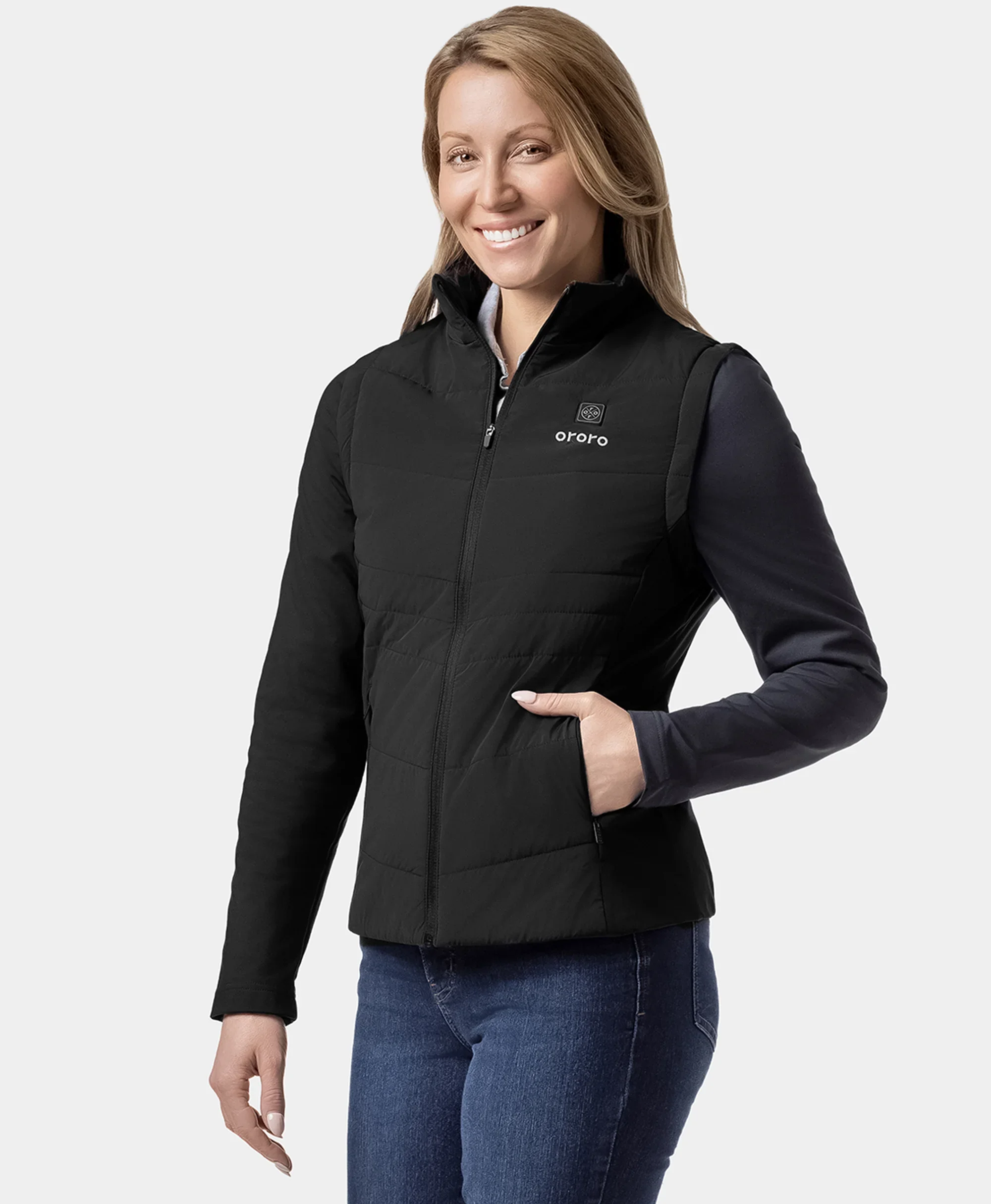 Turnberry Women's Heated Golf Jacket w/ Zip-off Sleeves - XNAUWBI