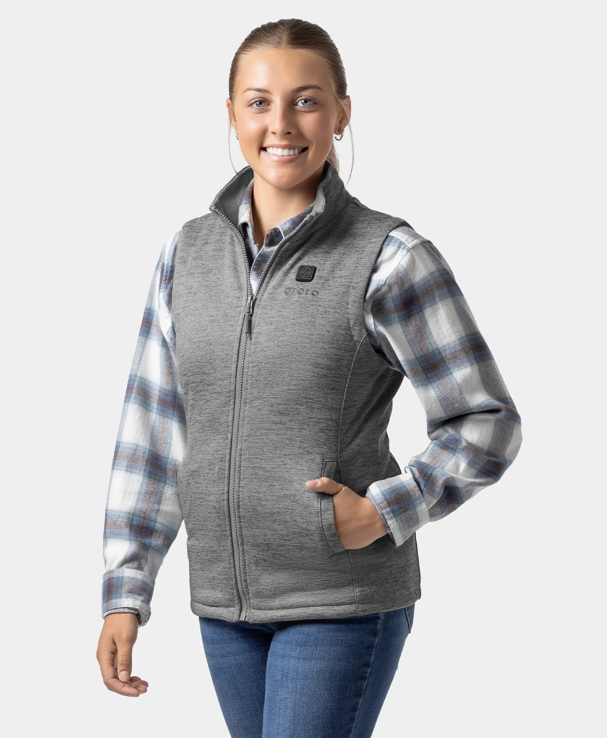 Women's Heated Fleece Vest (2025) - XNAUWBI