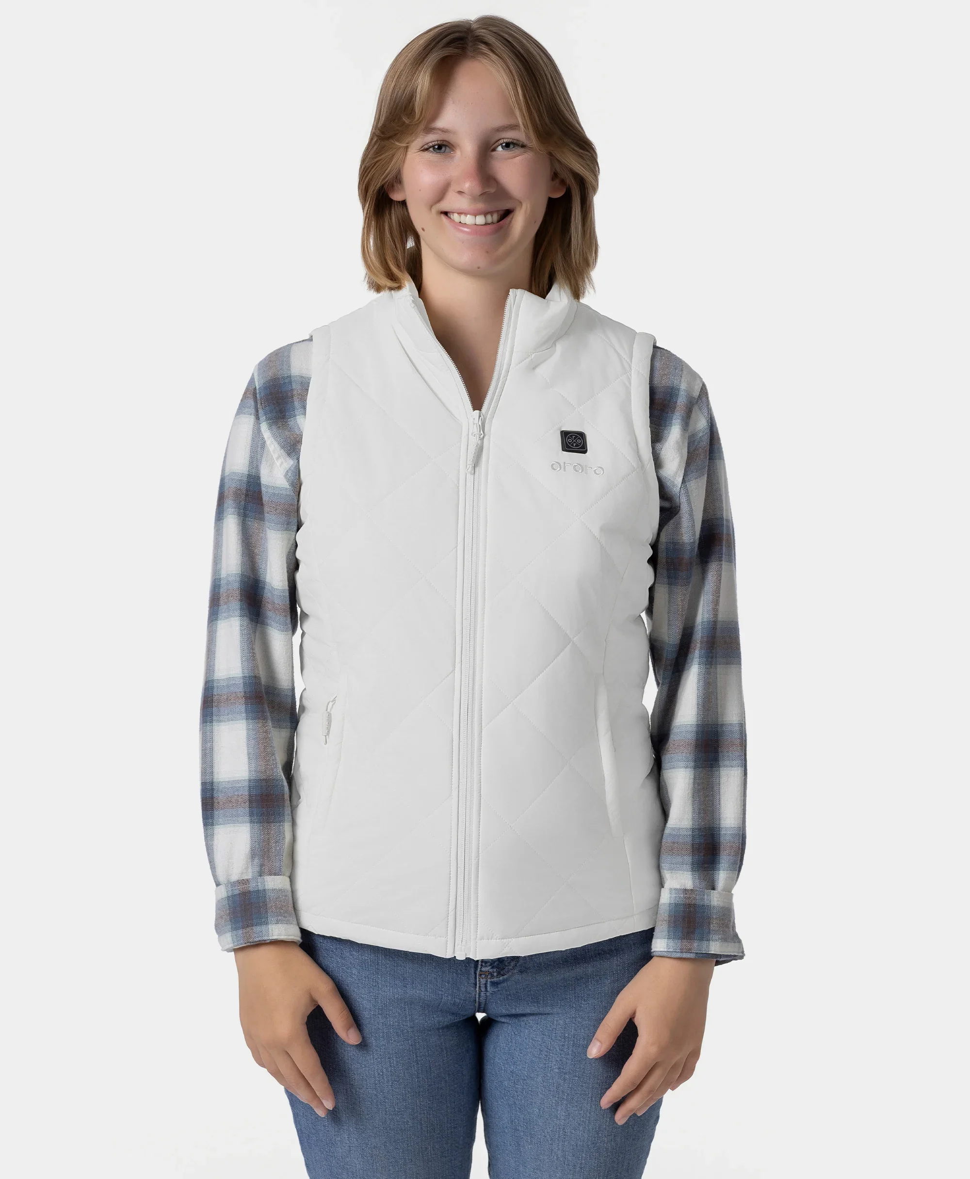 Women's Junior 4-Zone Heated Quilted Vest - XNAUWBI