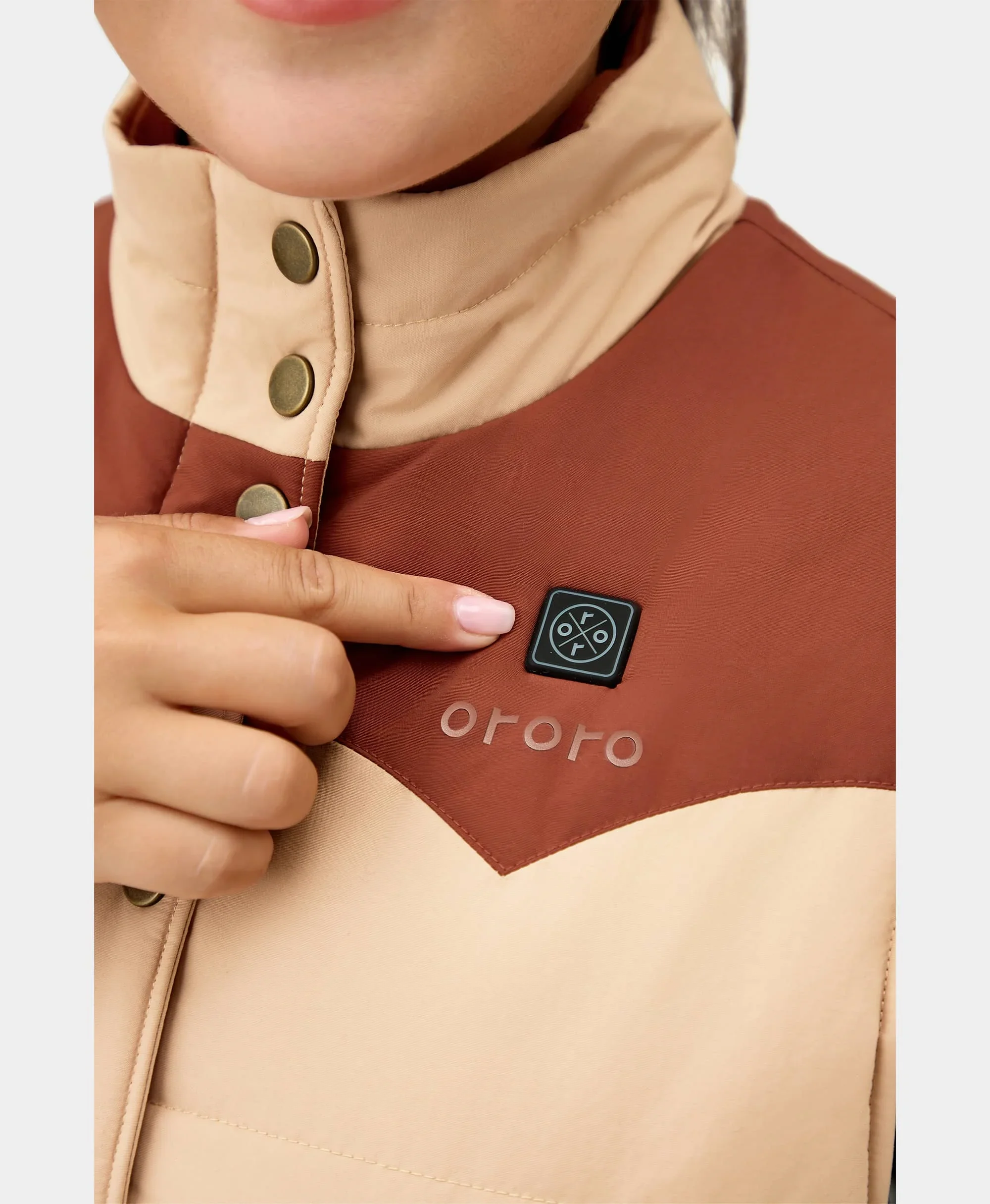 Amelia Women's Western Heated Vest - XNAUWBI