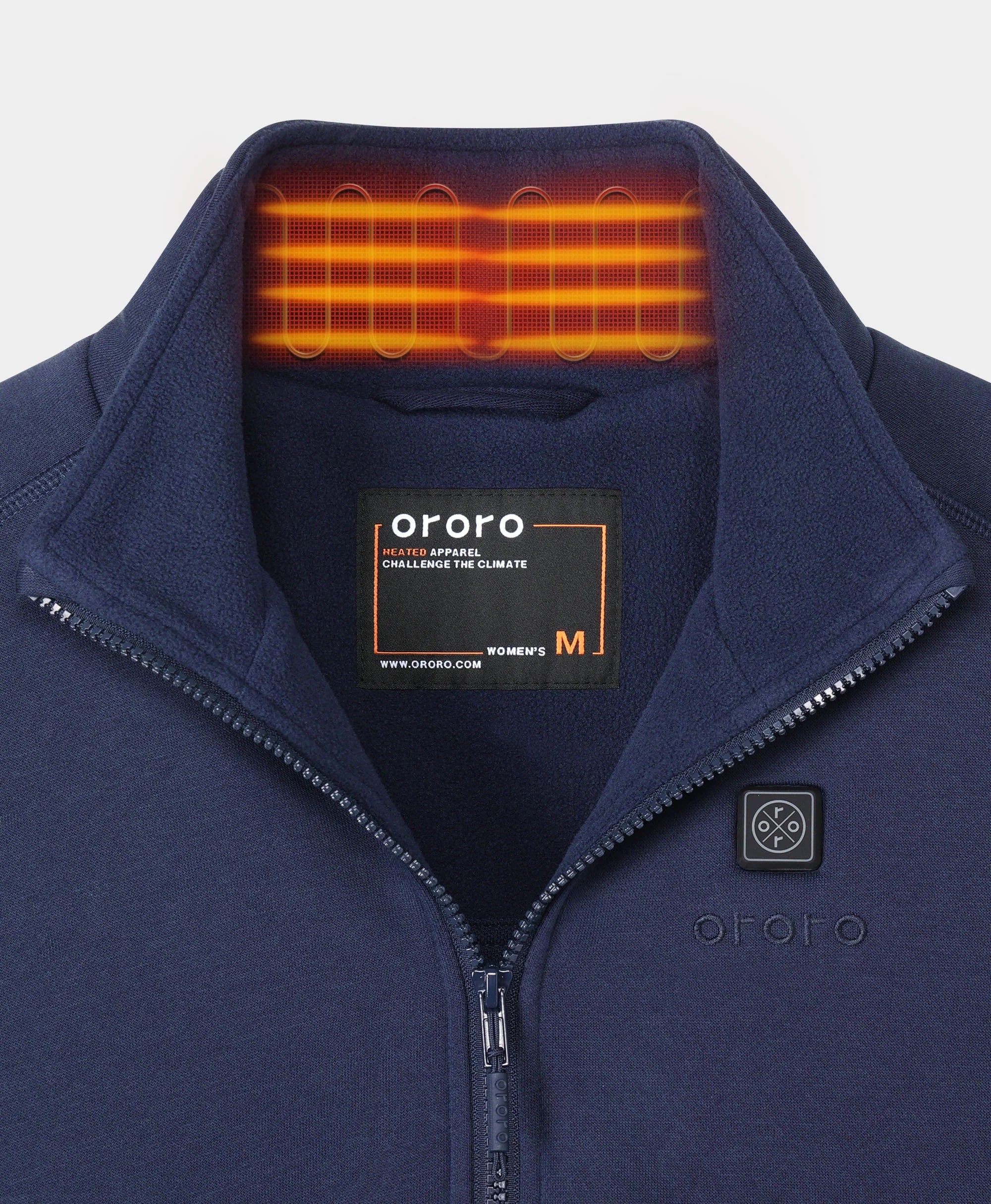 Women's Heated Full-Zip Fleece Jacket (2025) - XNAUWBI