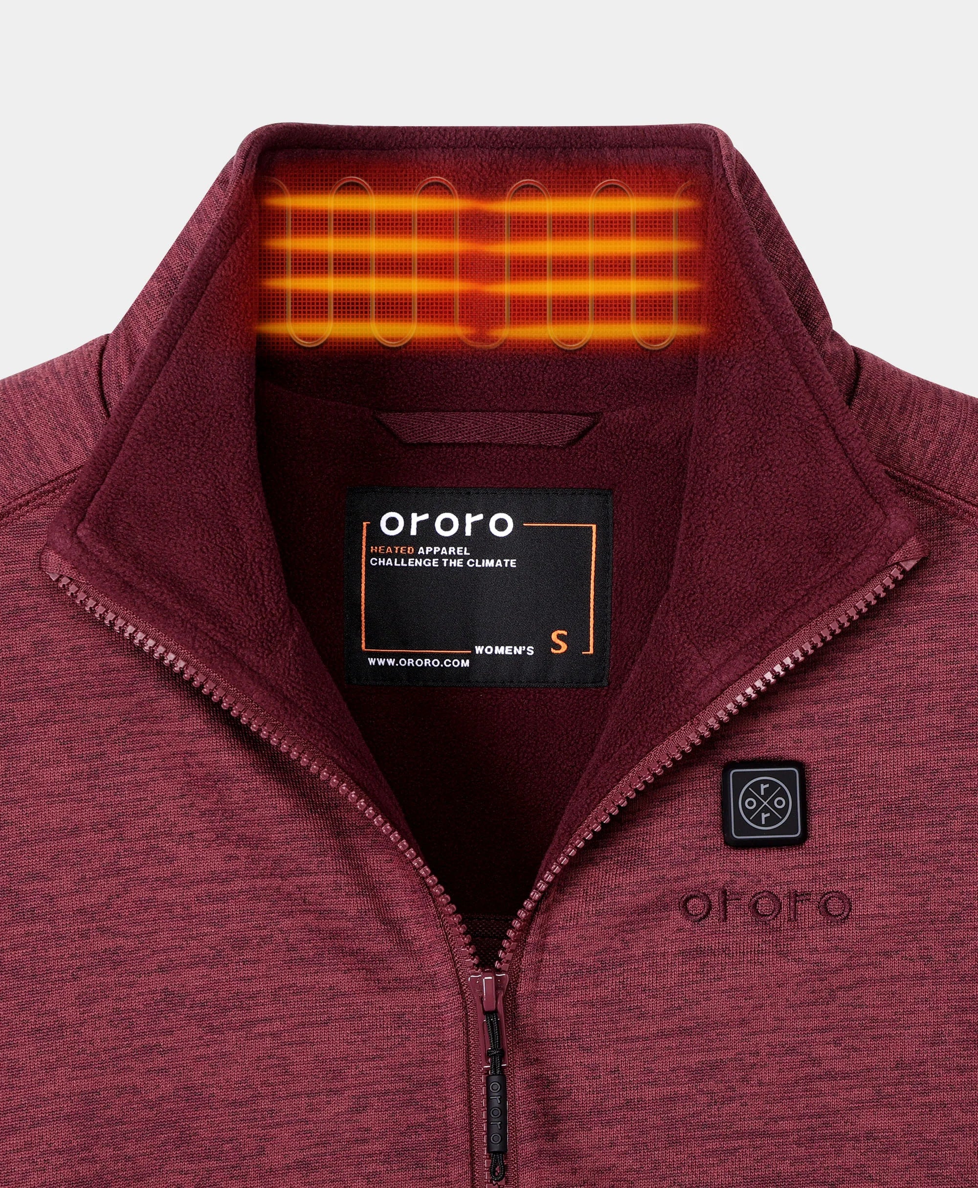 Women's Heated Full-Zip Fleece Jacket (2025) - XNAUWBI