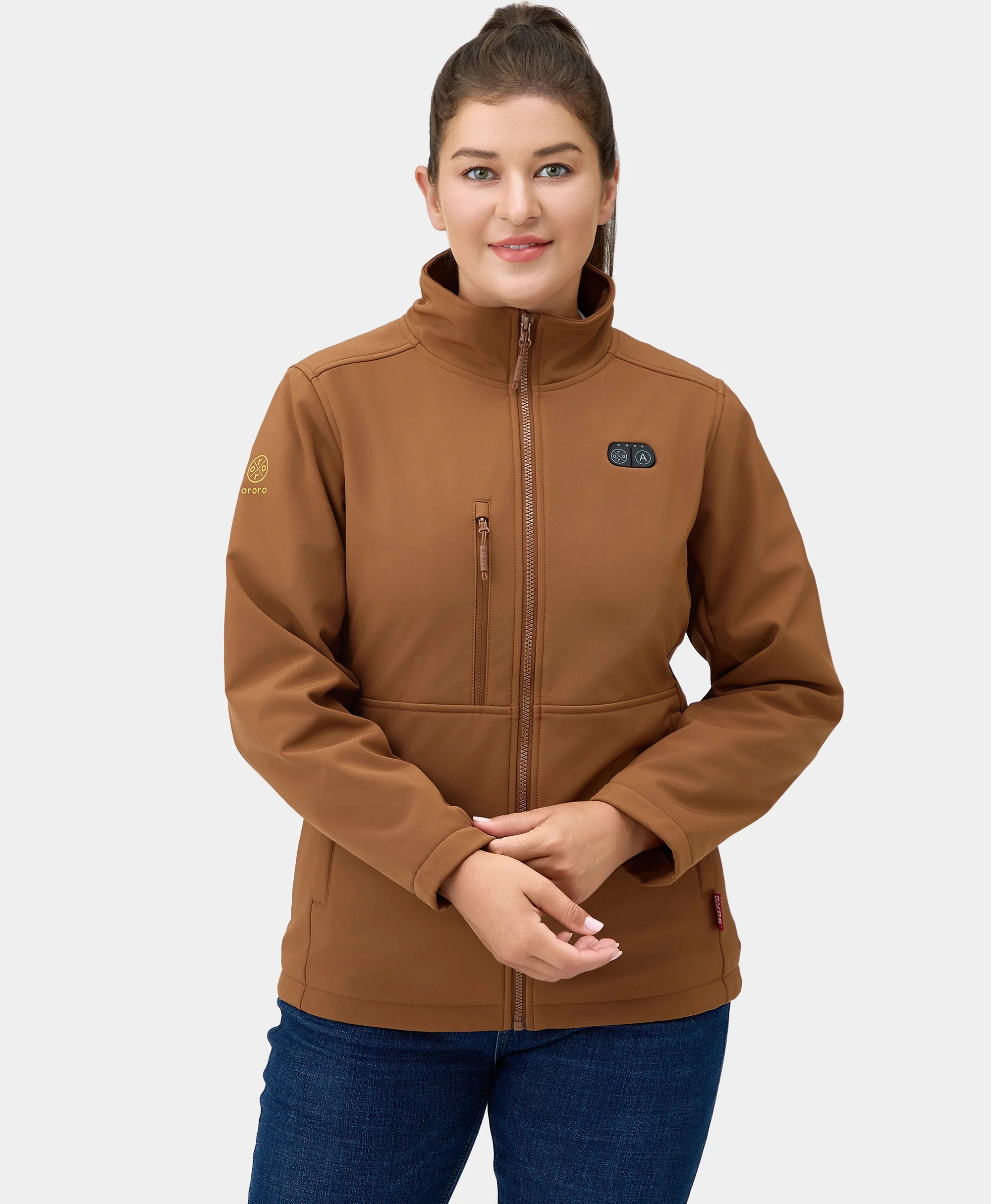 Maverick SureWarm® Women's 6-Zone Dual-Control Heated Softshell Jacket - XNAUWBI
