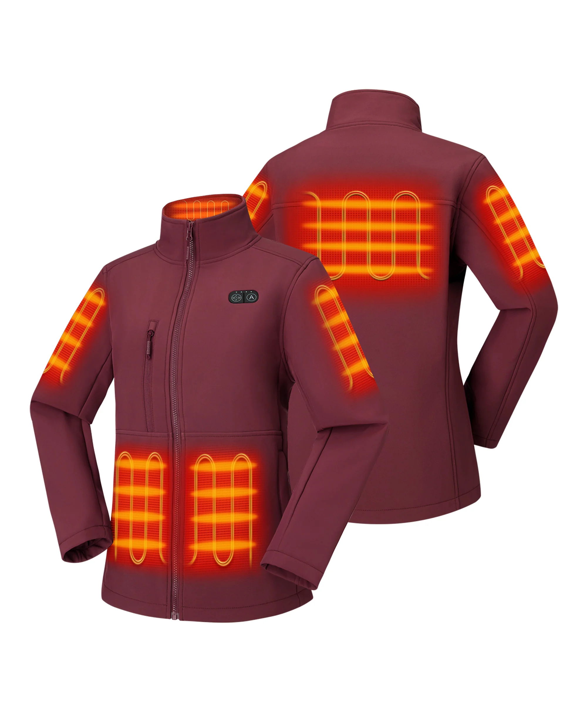 Maverick SureWarm® Women's 6-Zone Dual-Control Heated Softshell Jacket - XNAUWBI