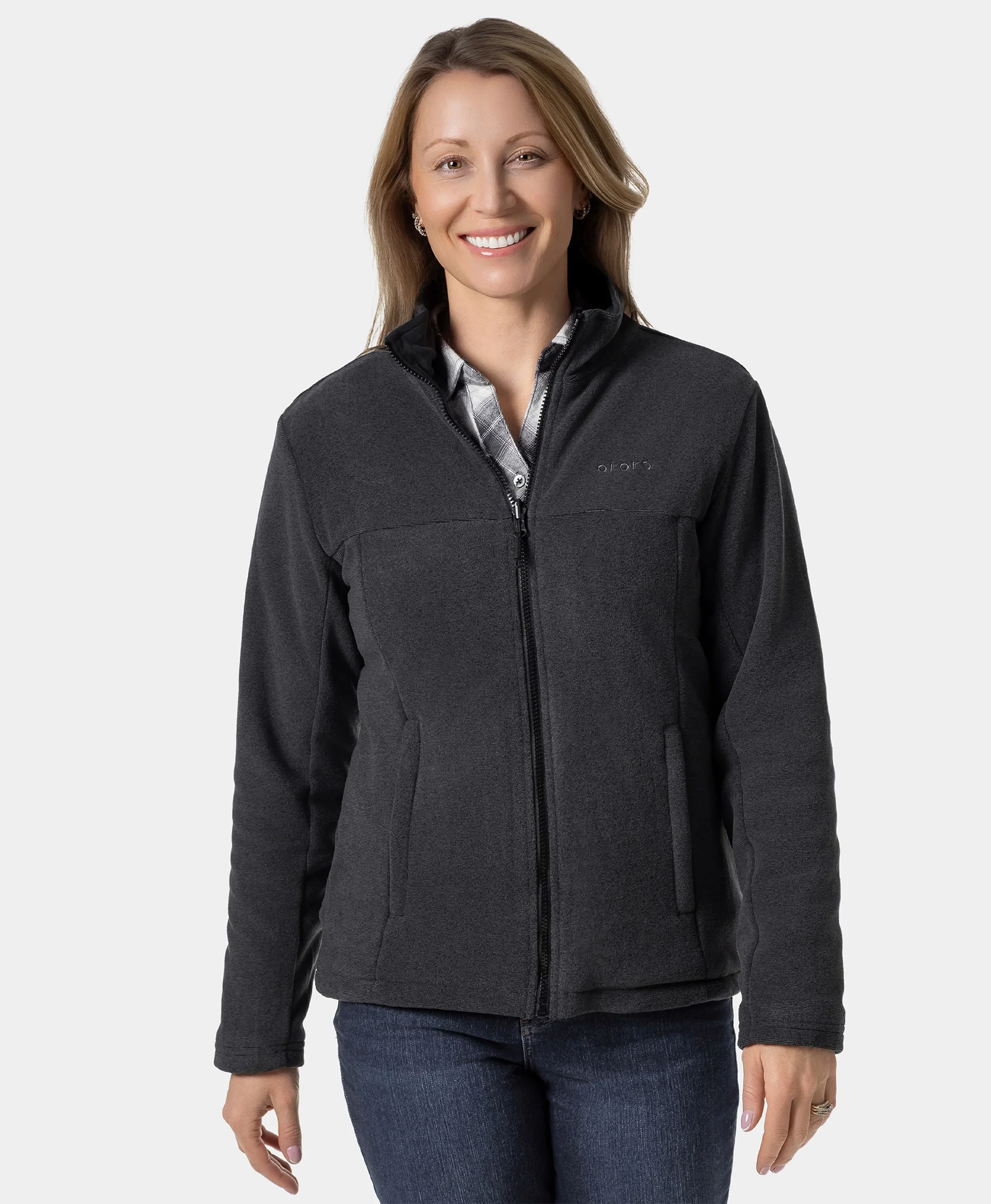 River Ridge Women's Heated Fleece Liner Jacket - XNAUWBI