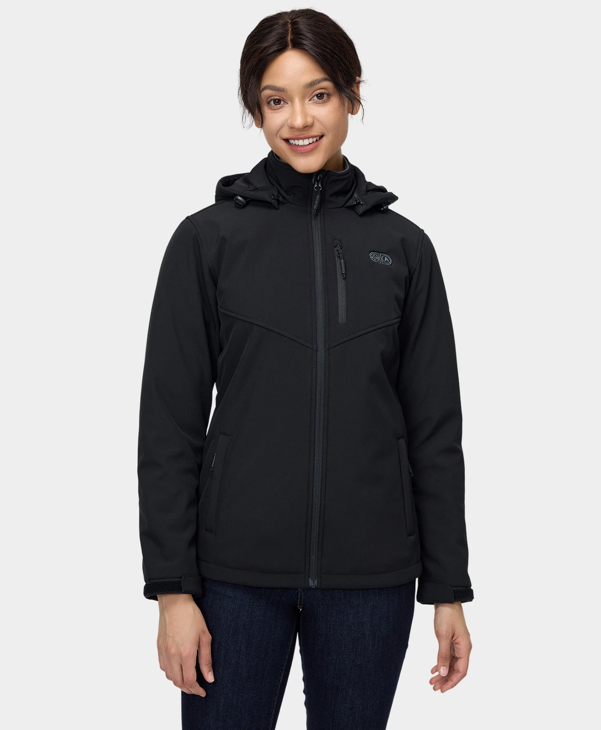 Bundle Deal - Women's Heated Dual Control Jacket (Pocket Heating) & Extra Mini 5K Battery - XNAUWBI