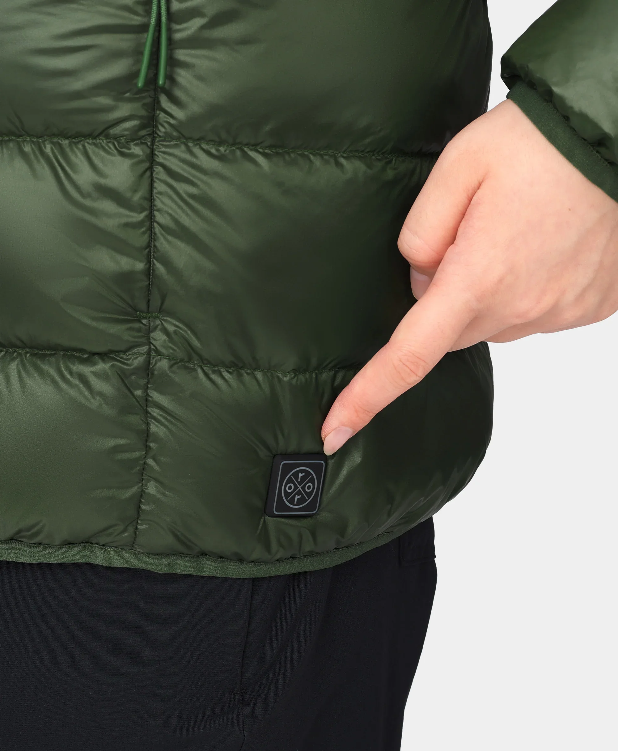 Aero Women's 4-Zone Packable Heated Down Jacket - XNAUWBI