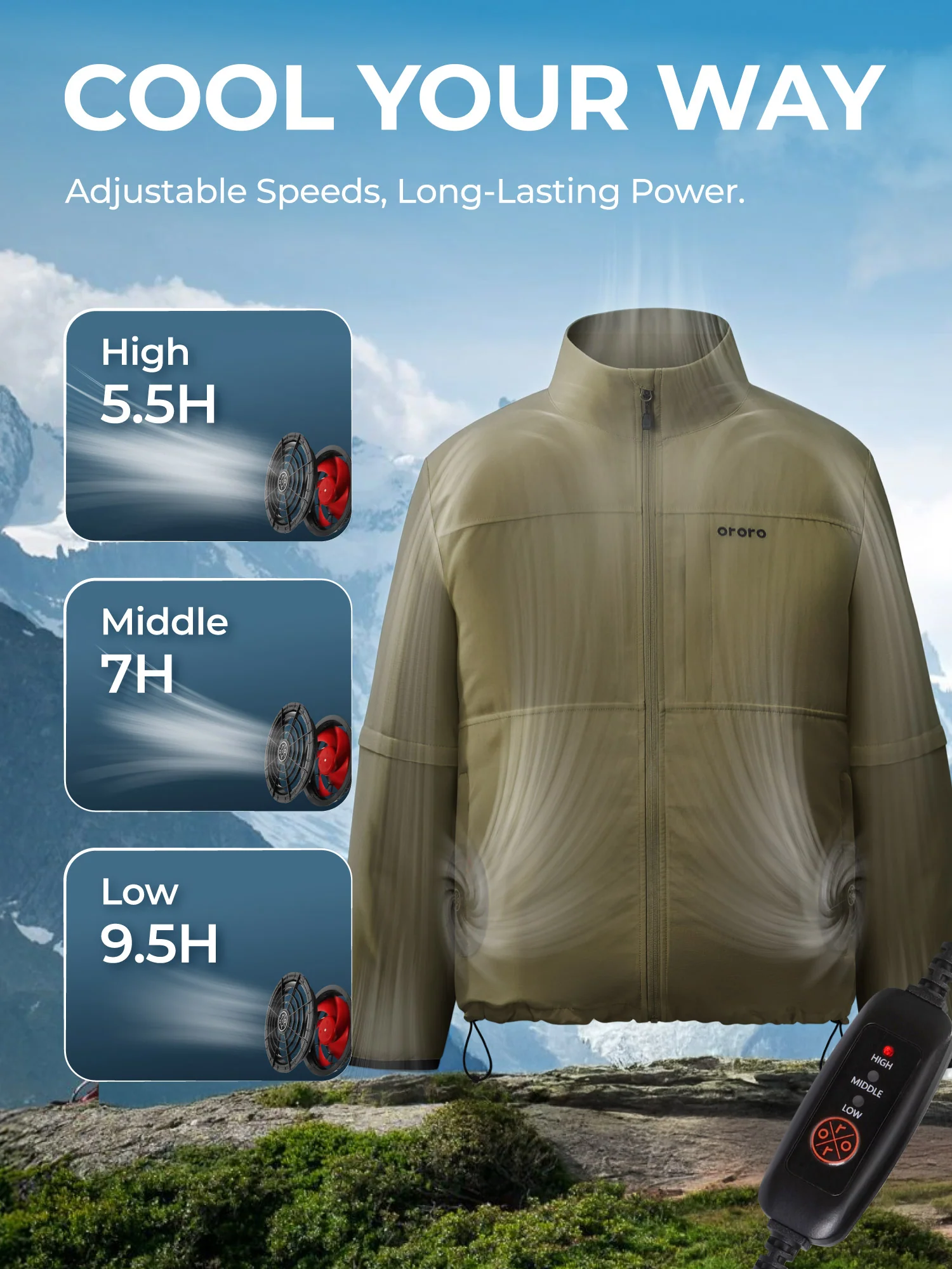 ZenFlow Power Cooling Jacket - XNAUWBI