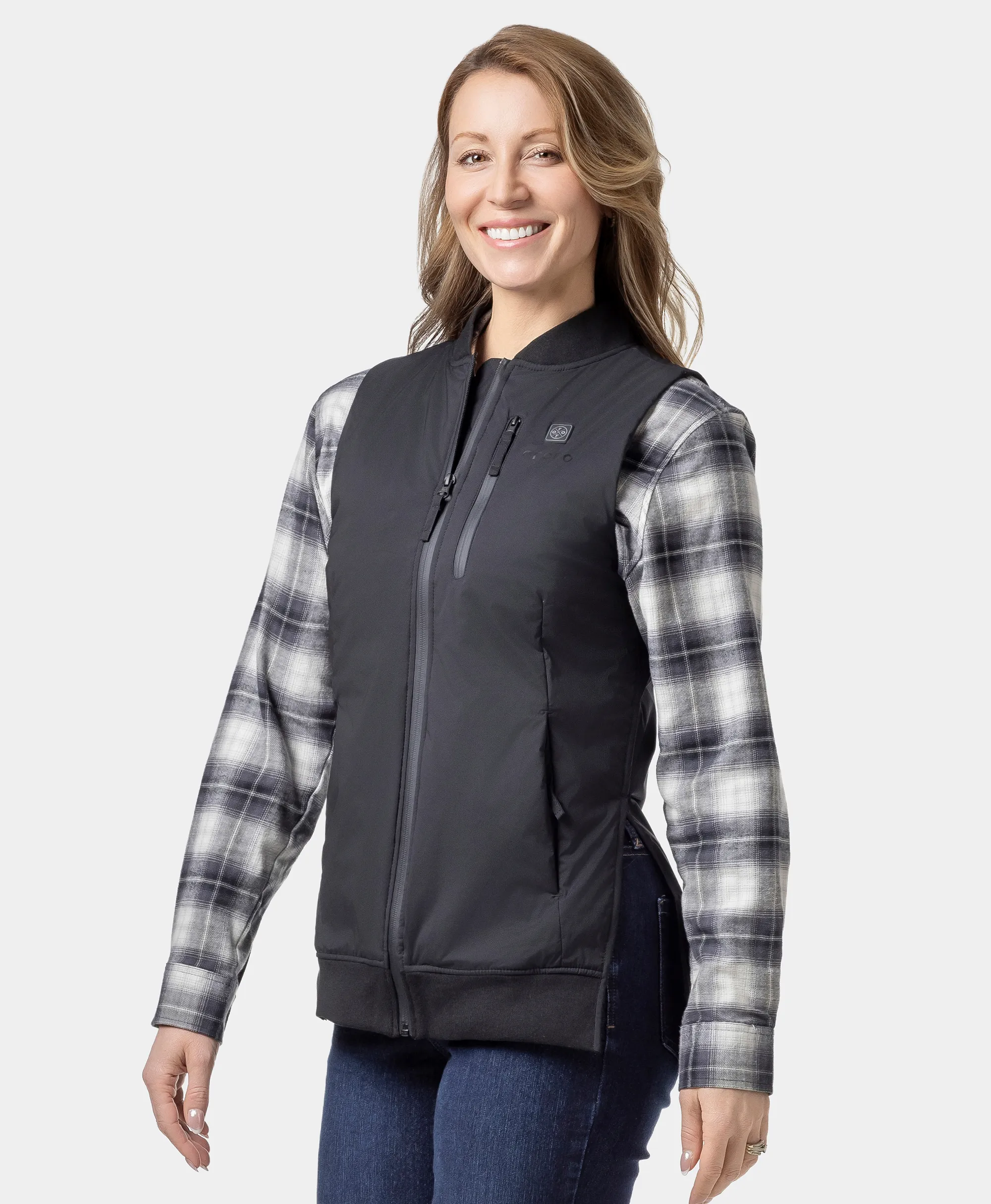 Blair Women's Heated Long Bomber Vest  (Final Sale) - XNAUWBI