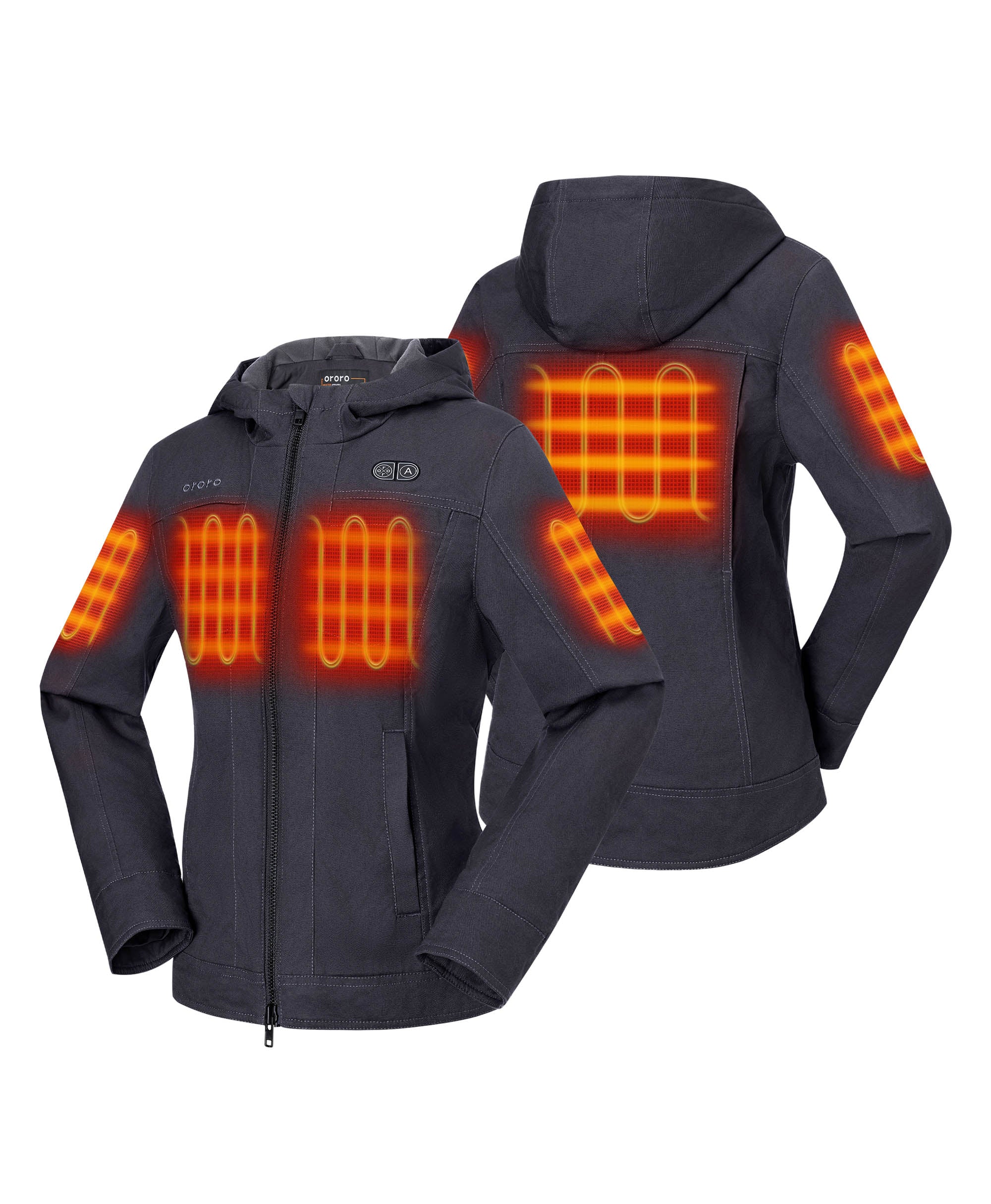 Cheyenne Women's 5-Zone Dual-Control Heated Canvas Jacket - XNAUWBI