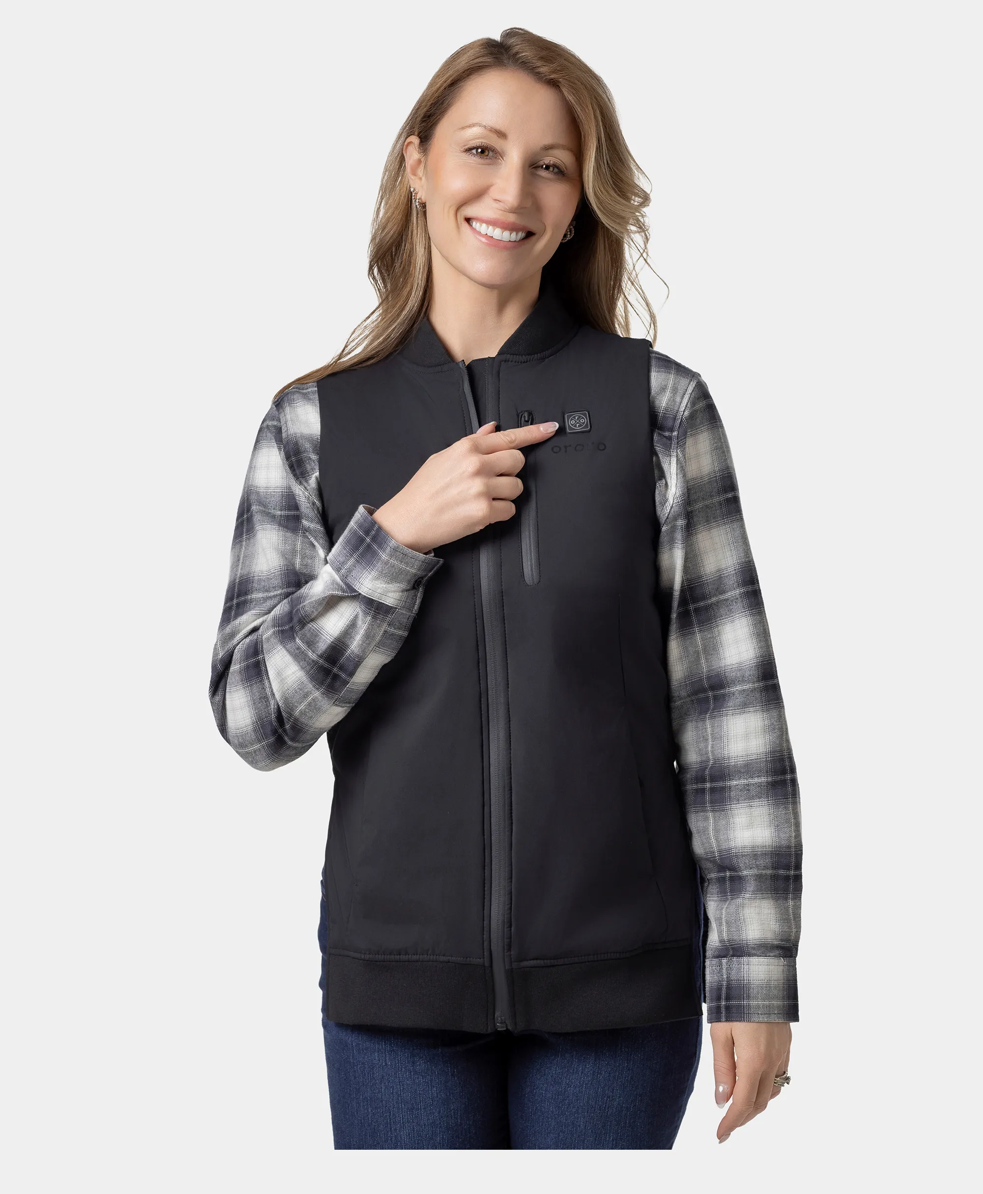 Blair Women's Heated Long Bomber Vest  (Final Sale) - XNAUWBI