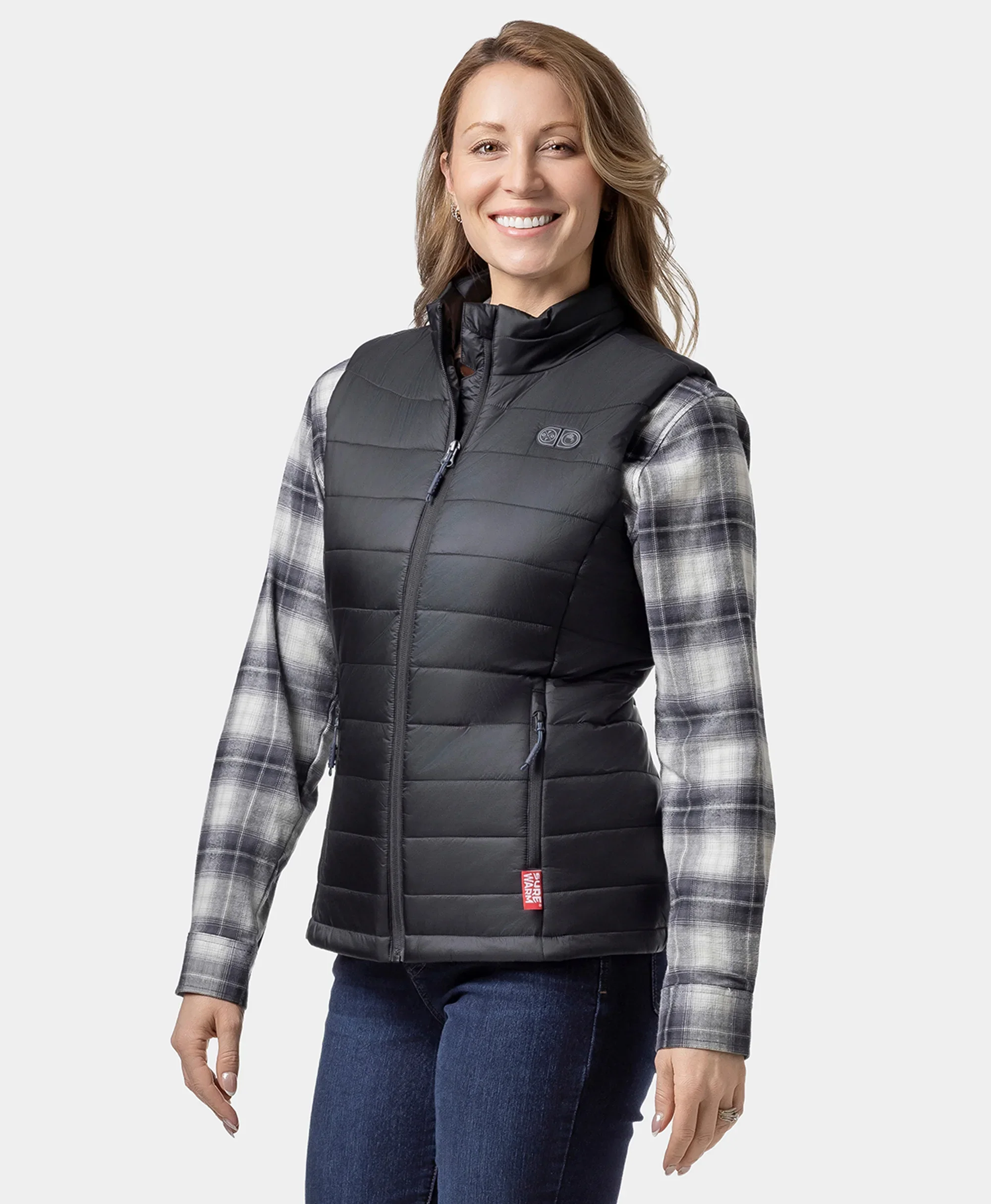 SureWarm® Women's 7-Zone Dual-Control Classic Pro Heated Vest - XNAUWBI