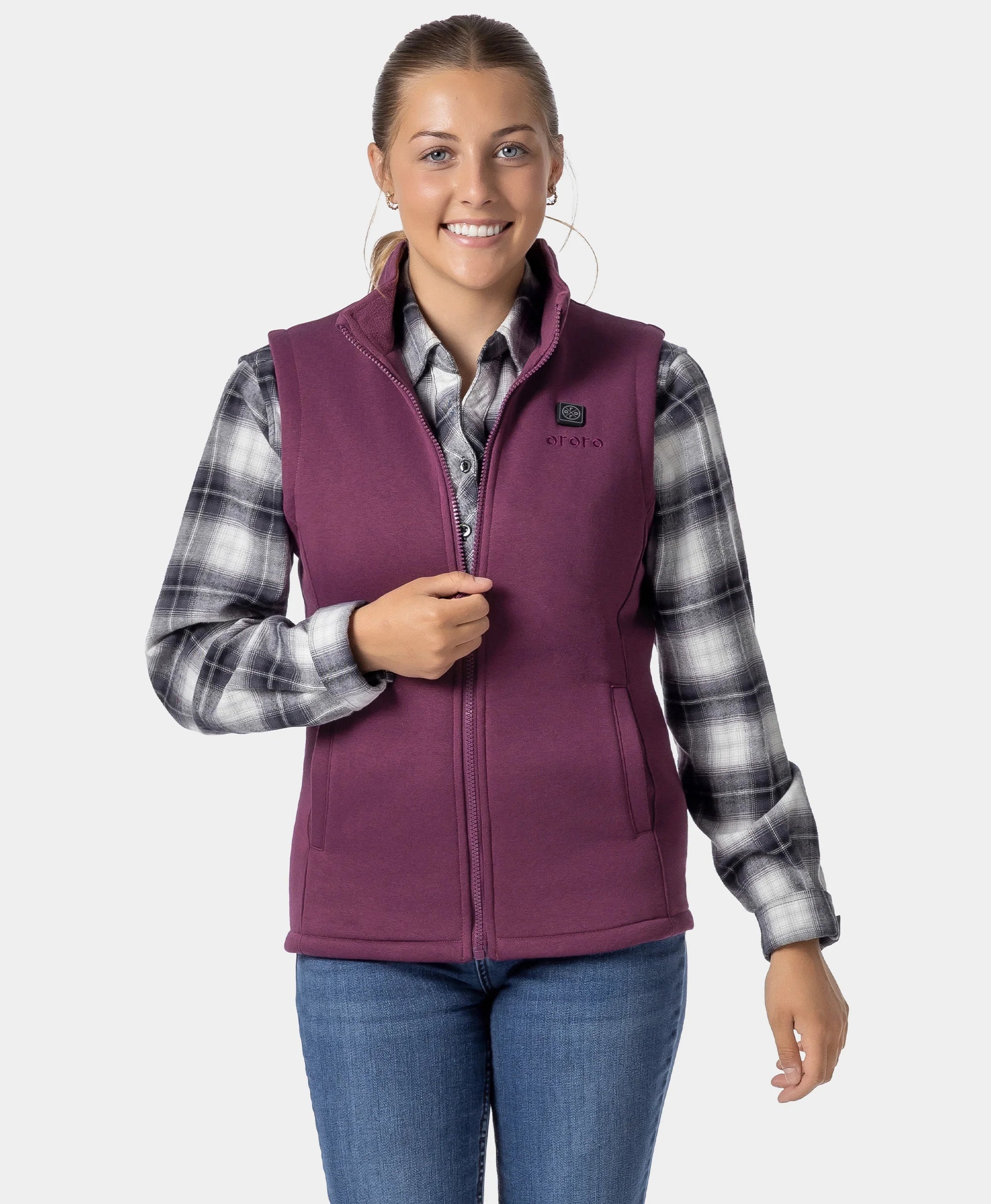 Women's Heated Fleece Vest (2025) - XNAUWBI