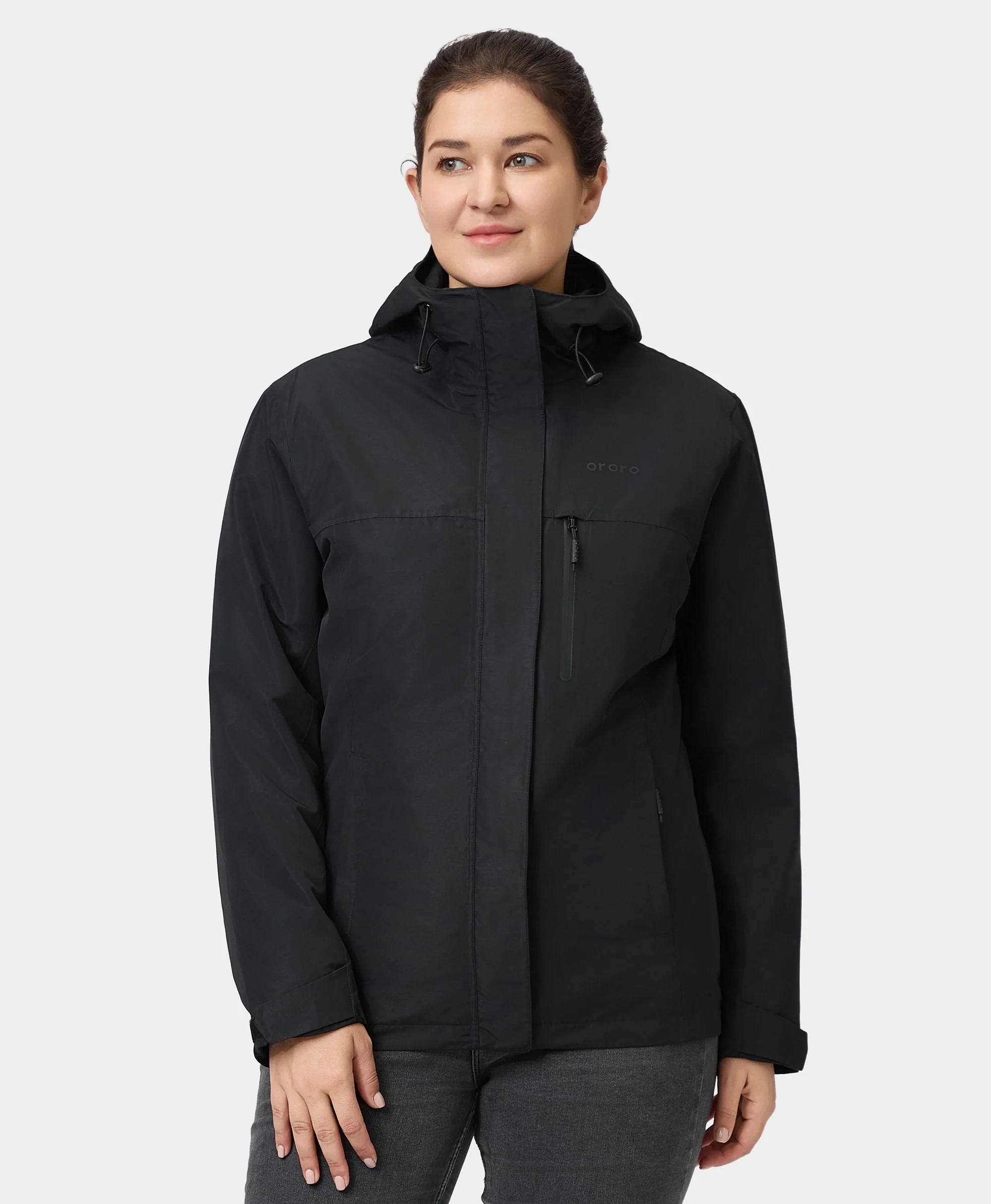 River Ridge Women's 3-in-1 Heated Jacket with Down Liner - XNAUWBI