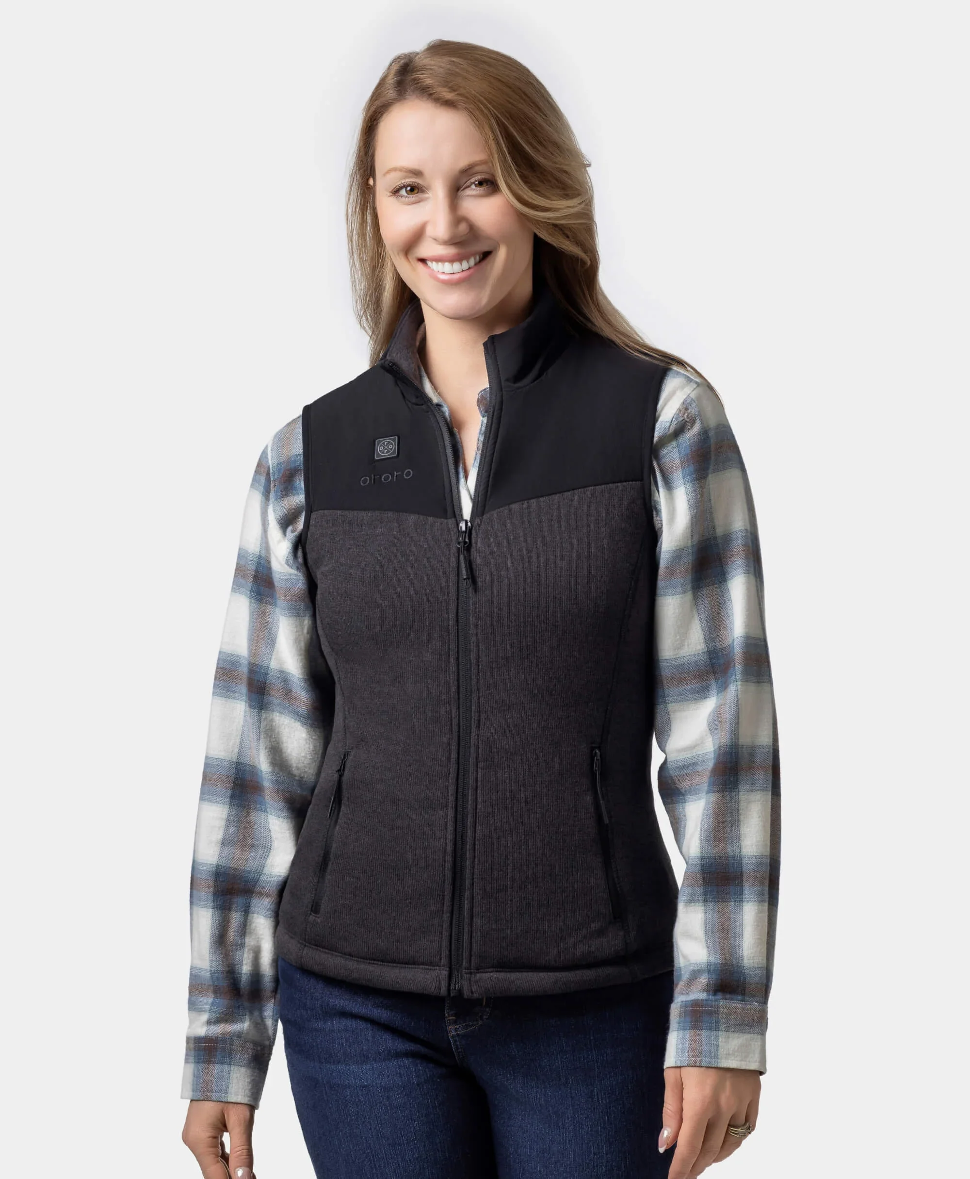 Augusta Women's Heated Sweater Fleece Vest - XNAUWBI