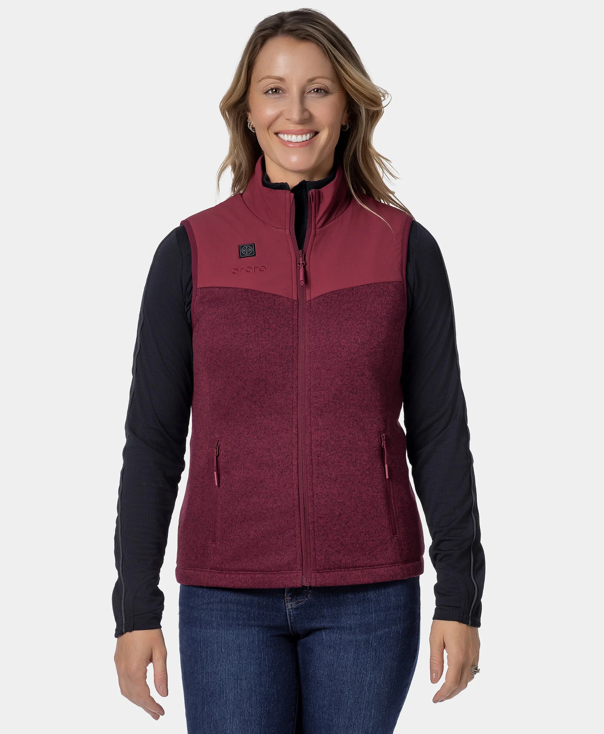 Augusta Women's Heated Sweater Fleece Vest - XNAUWBI