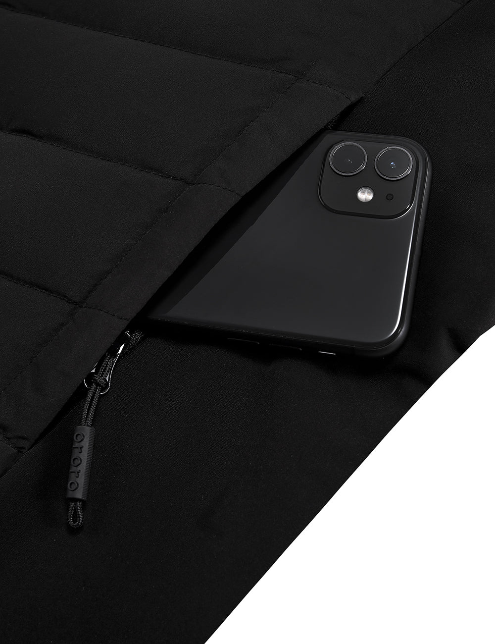 Cloudland Women's Heated Down Jacket - White/Black - XNAUWBI