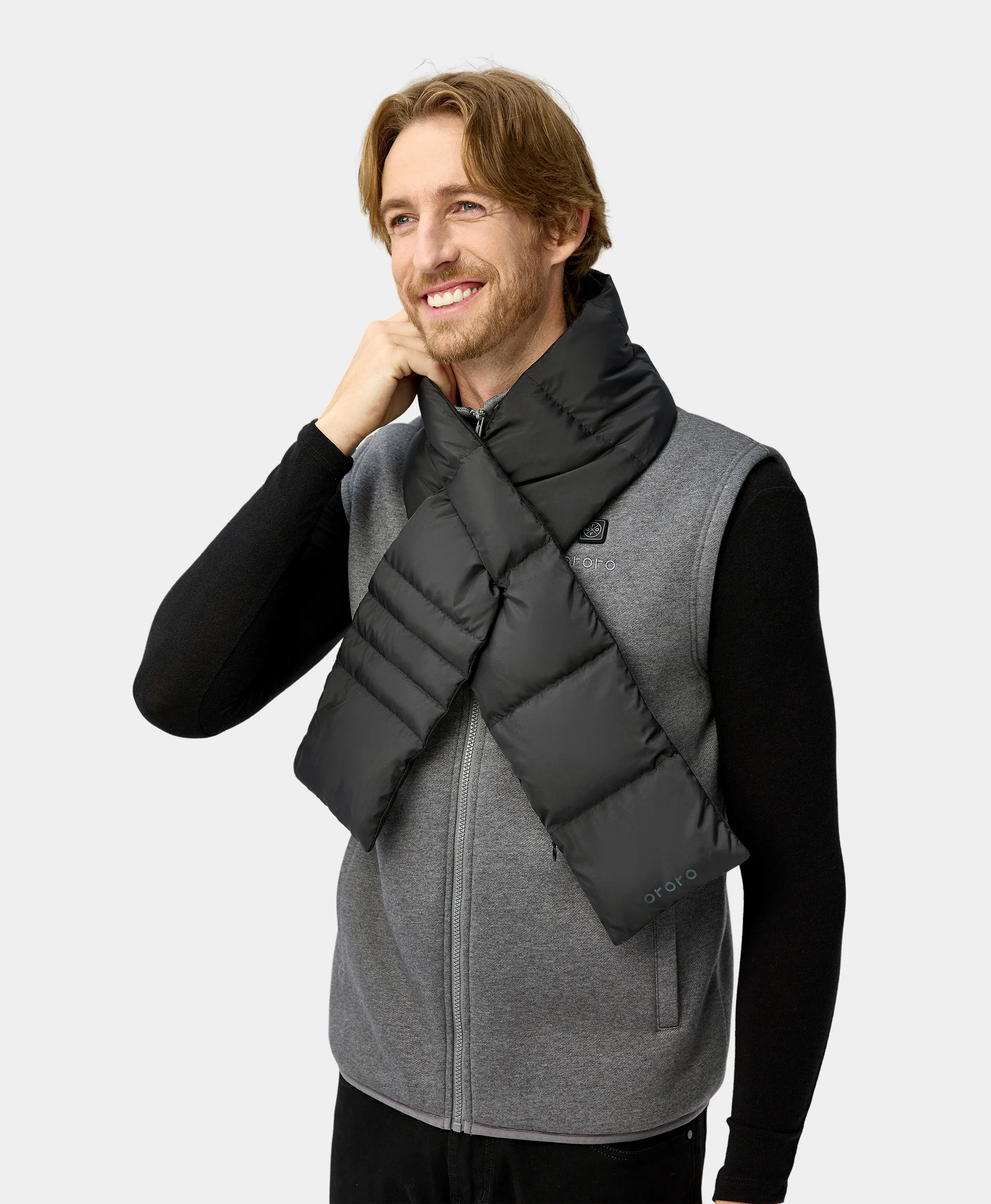 Unisex Heated Puffer Down Scarf (Long) - XNAUWBI