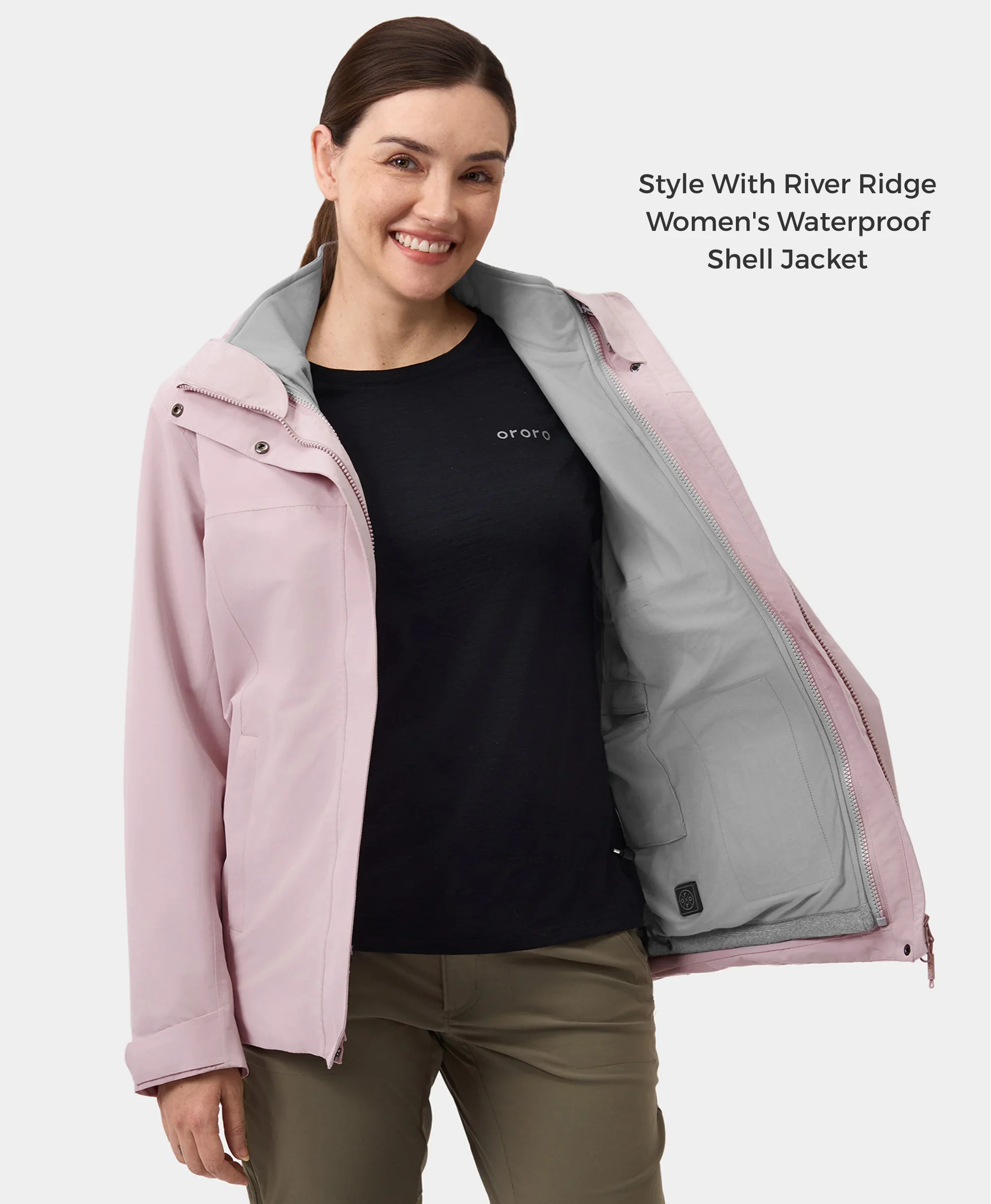 River Ridge Women's Heated Fleece Liner Jacket - XNAUWBI