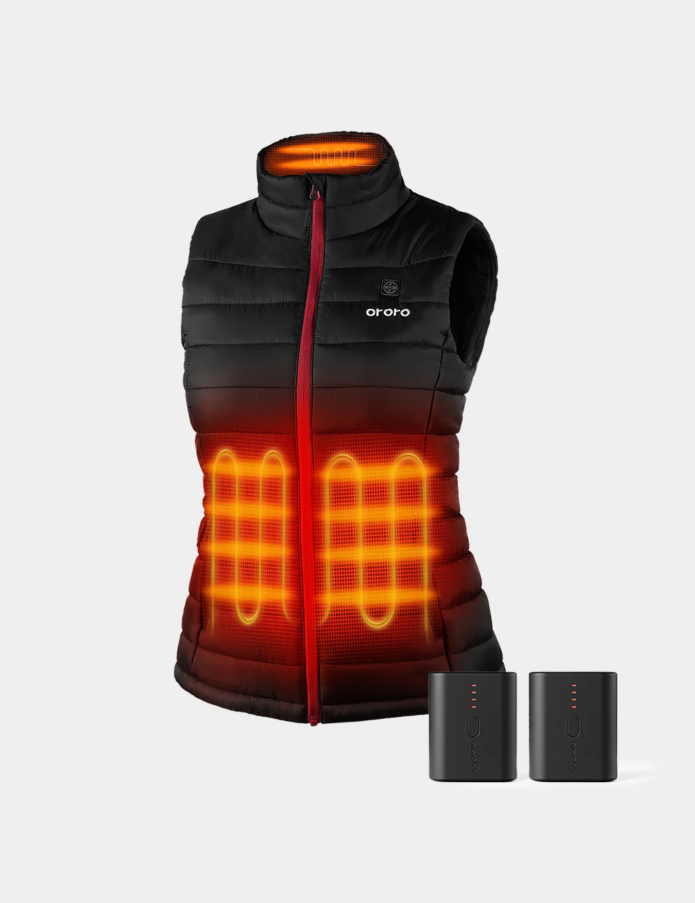 Bundle Deal - Women's Classic Heated Vest (Black) & Extra Mini 5K Battery - XNAUWBI