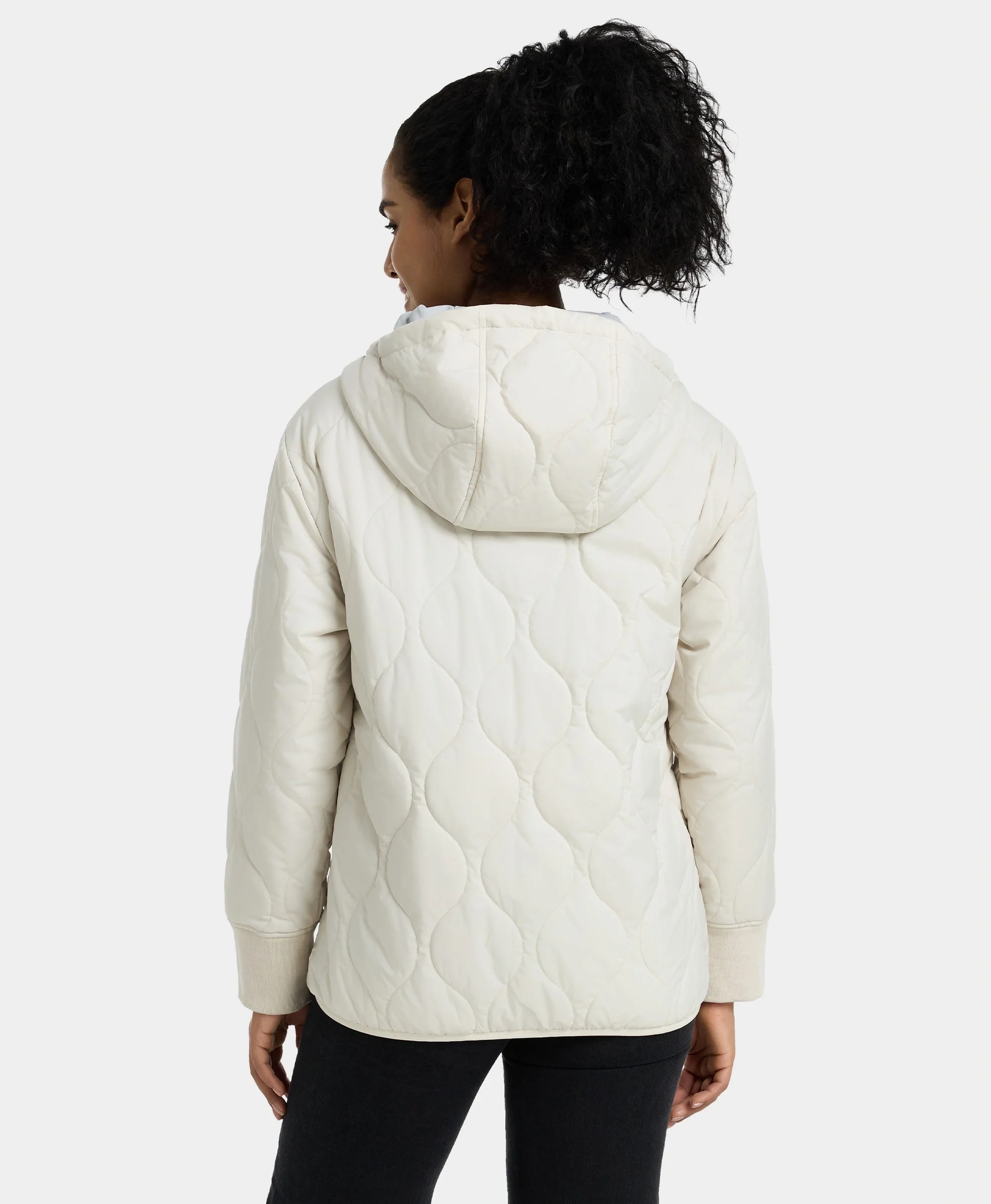 Stargazer Women's Heated Quilted Hoodie Jacket - XNAUWBI