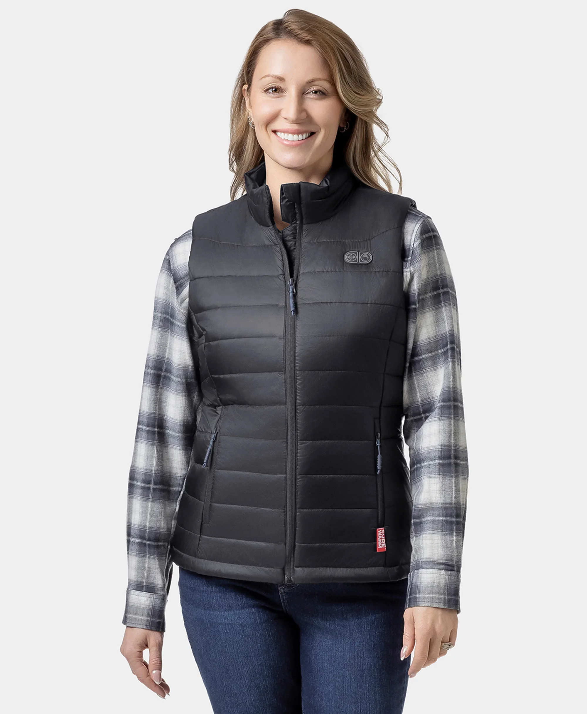 SureWarm® Women's 7-Zone Dual-Control Classic Pro Heated Vest - XNAUWBI