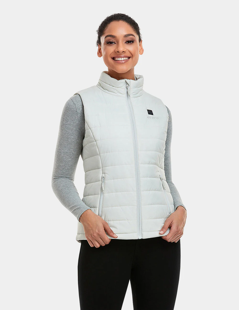 Bundle Deal - Women's Classic Heated Vest (Off-White) & Extra Mini 5K Battery - XNAUWBI