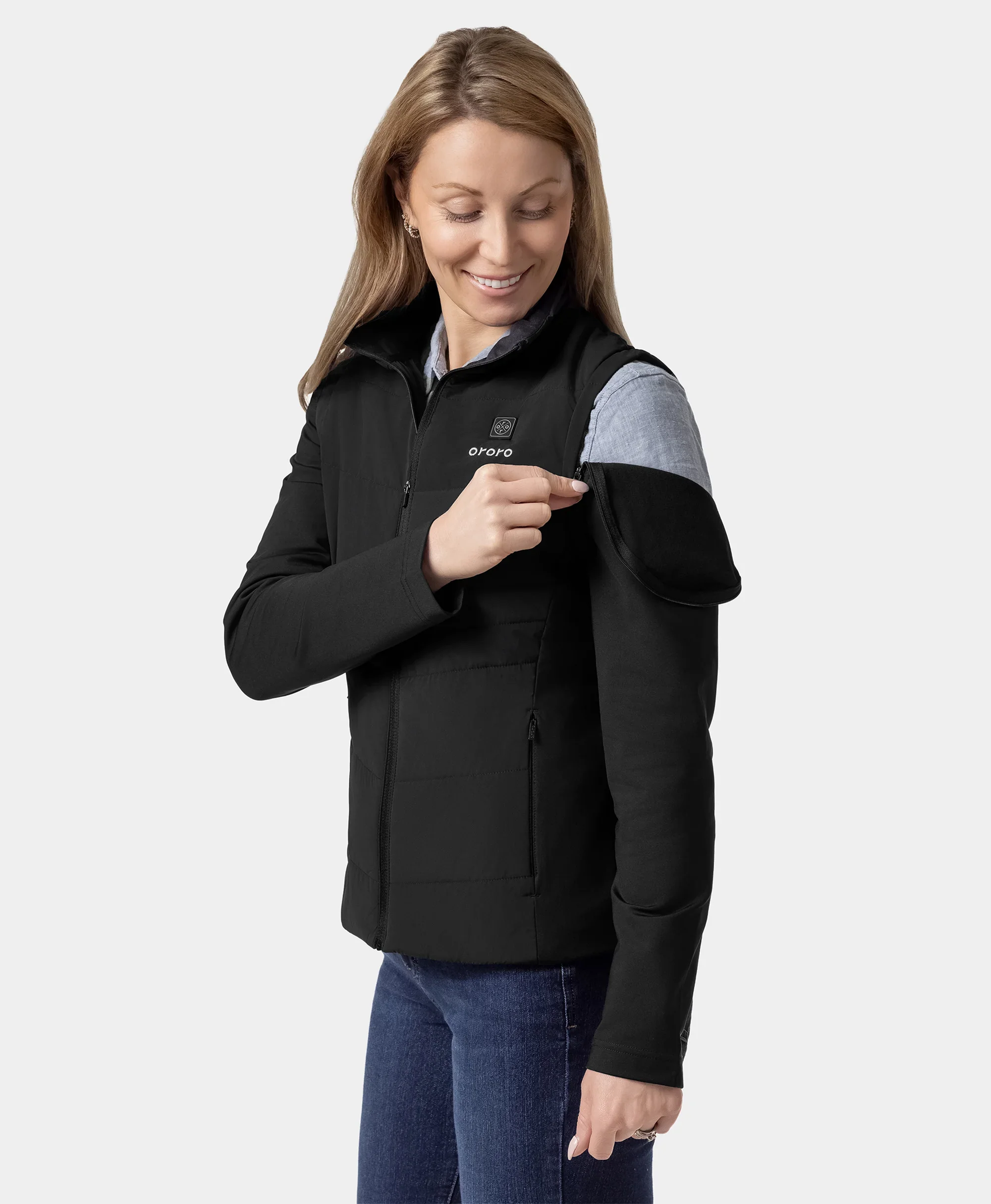 Turnberry Women's Heated Golf Jacket w/ Zip-off Sleeves - XNAUWBI