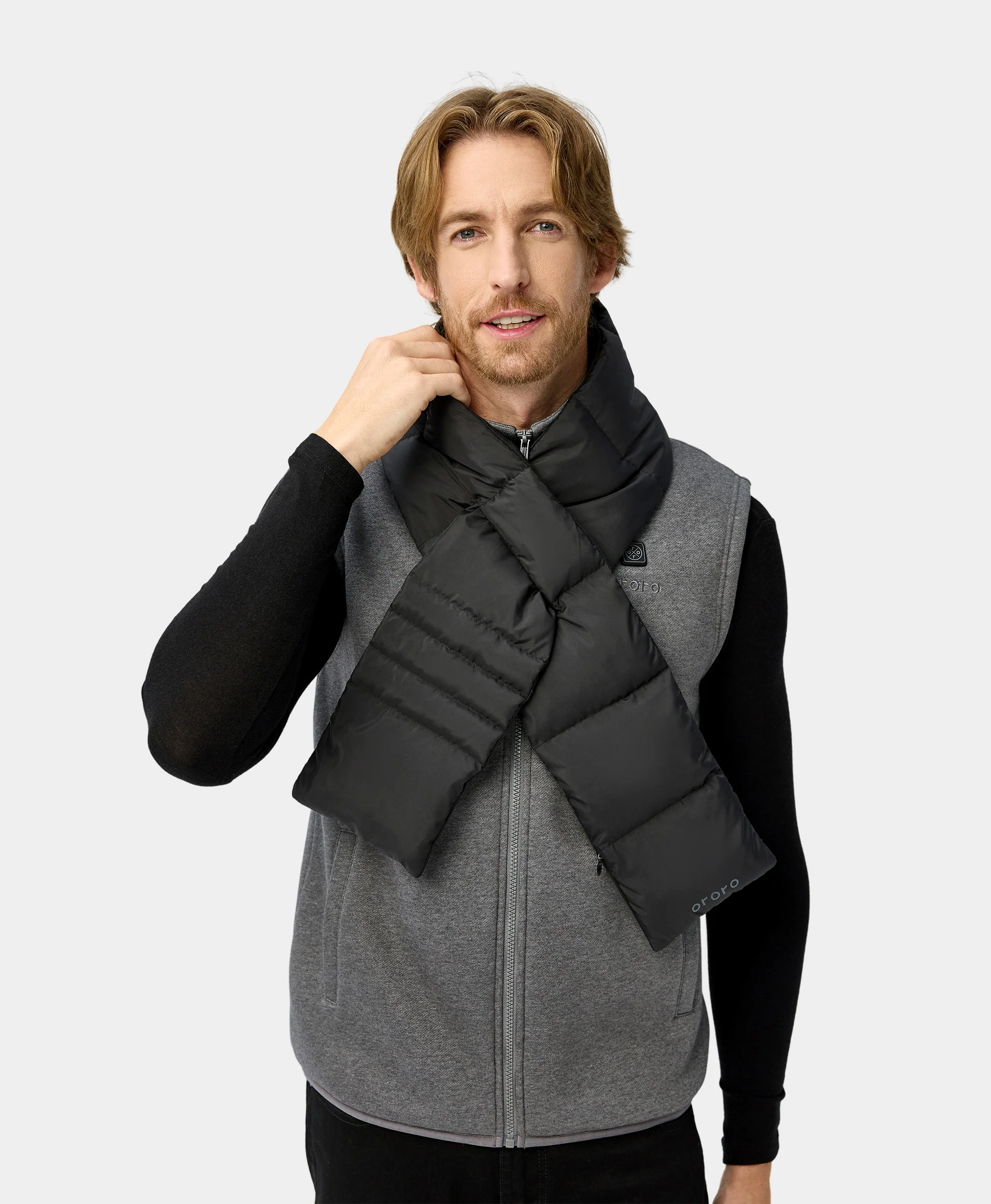 Unisex Heated Puffer Down Scarf (Long) - XNAUWBI