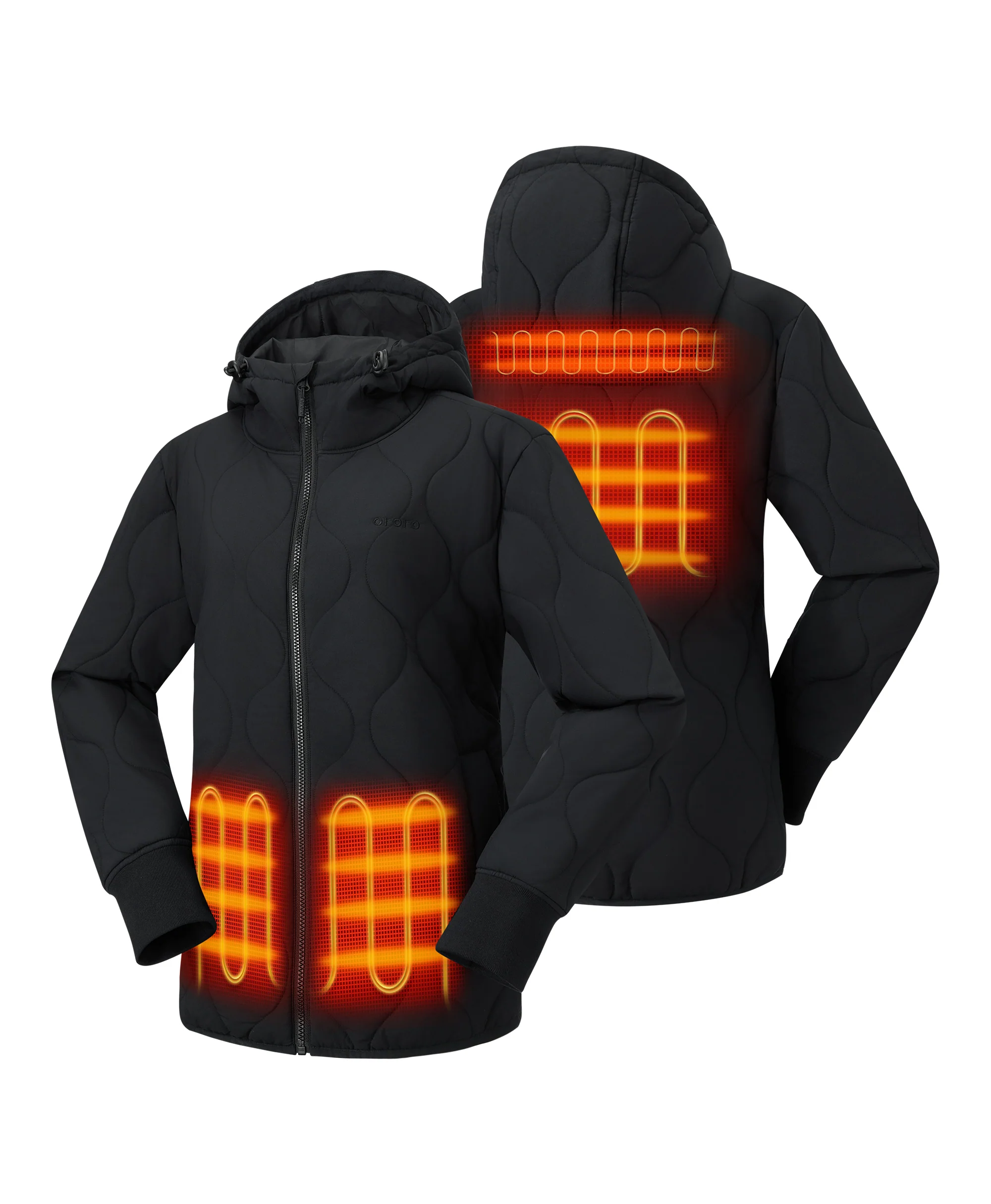 Stargazer Women's Heated Quilted Hoodie Jacket - XNAUWBI