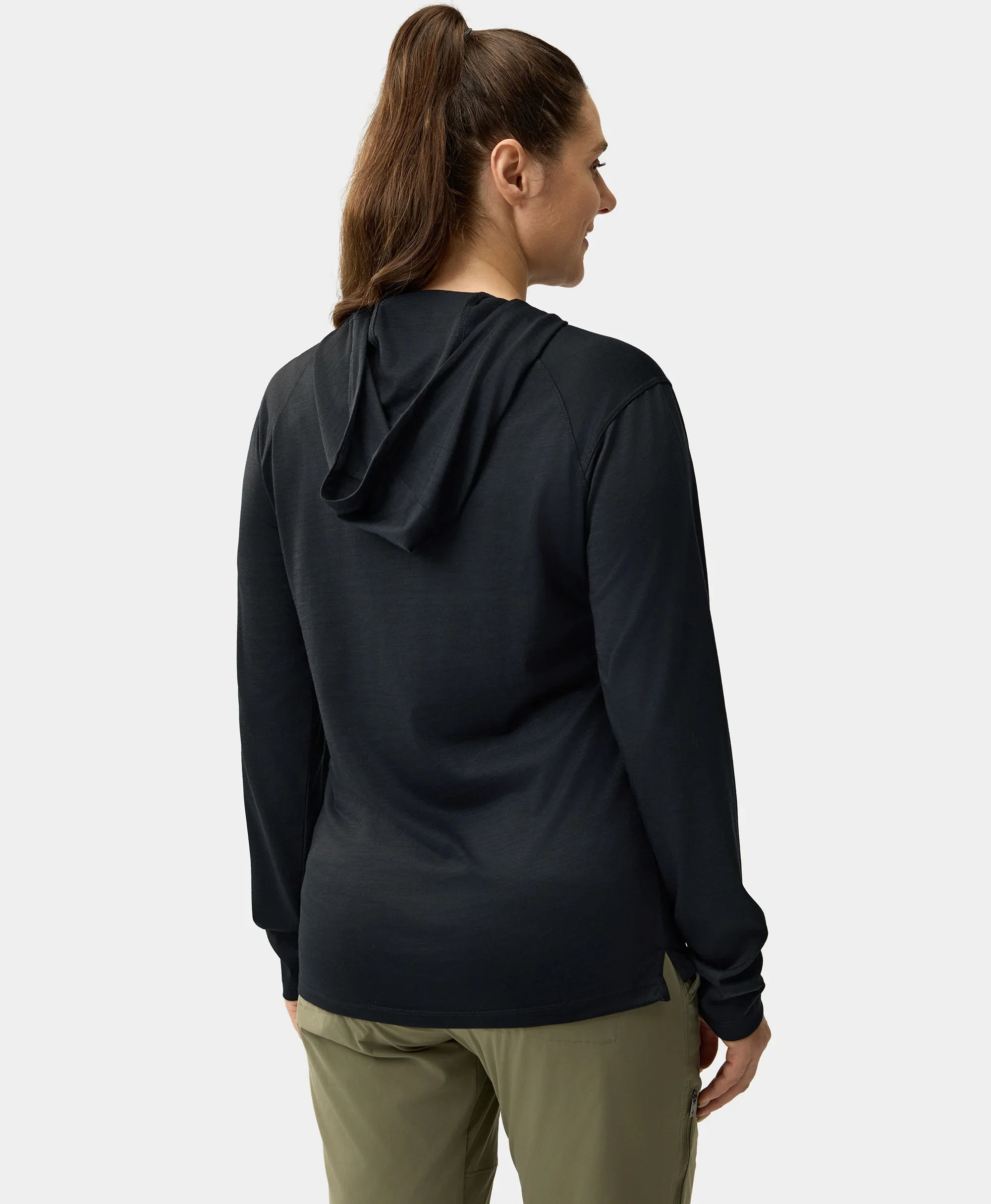 Aoraki Unisex Merino Wool Blend Baselayer - Black - XNAUWBI