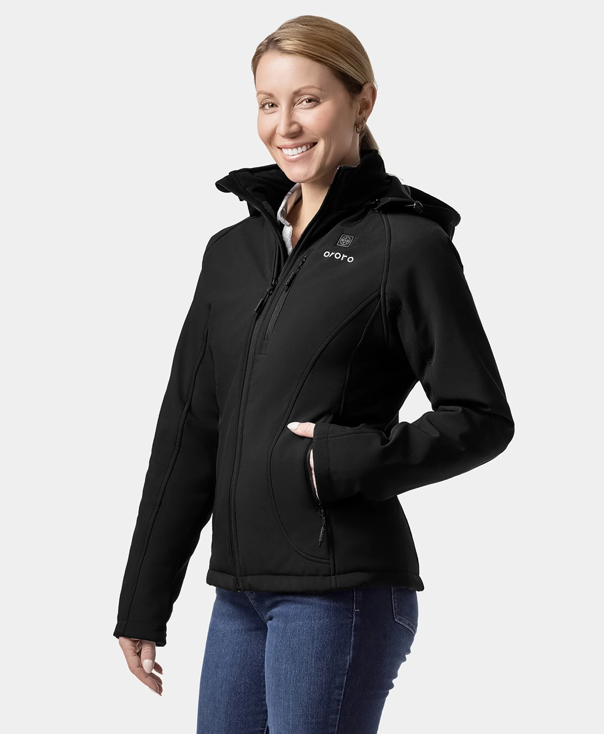 Paragon Women's Heated Jacket - Black - XNAUWBI